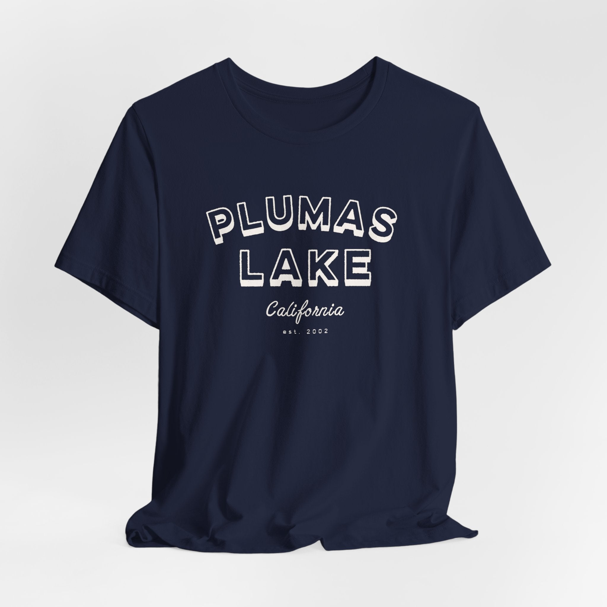 Plumas Lake Block Letters T‑Shirt