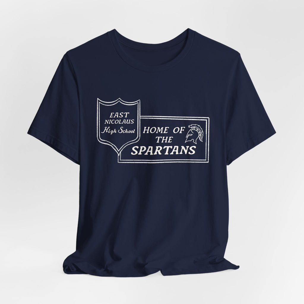 East Nicolaus High School Marquee Spartans Football Shirt