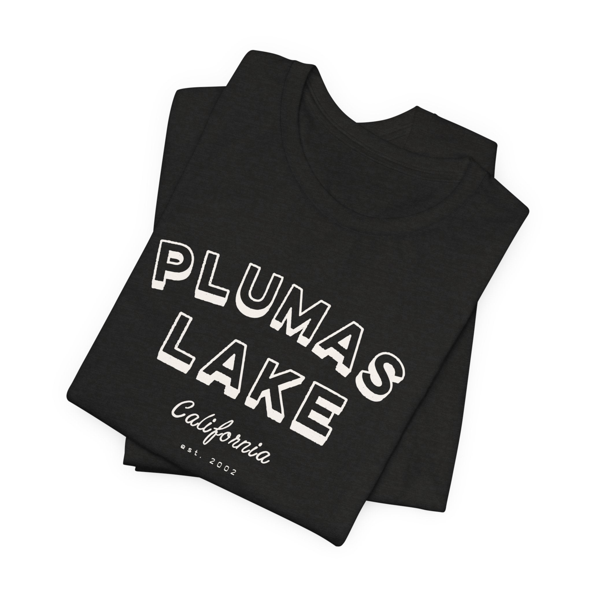 Plumas Lake Block Letters T‑Shirt