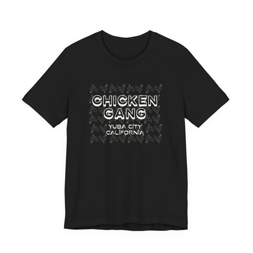Copy of Yuba City Chicken Gang T-Shirt — Hand Drawn Hen Farm Tee for Yuba City