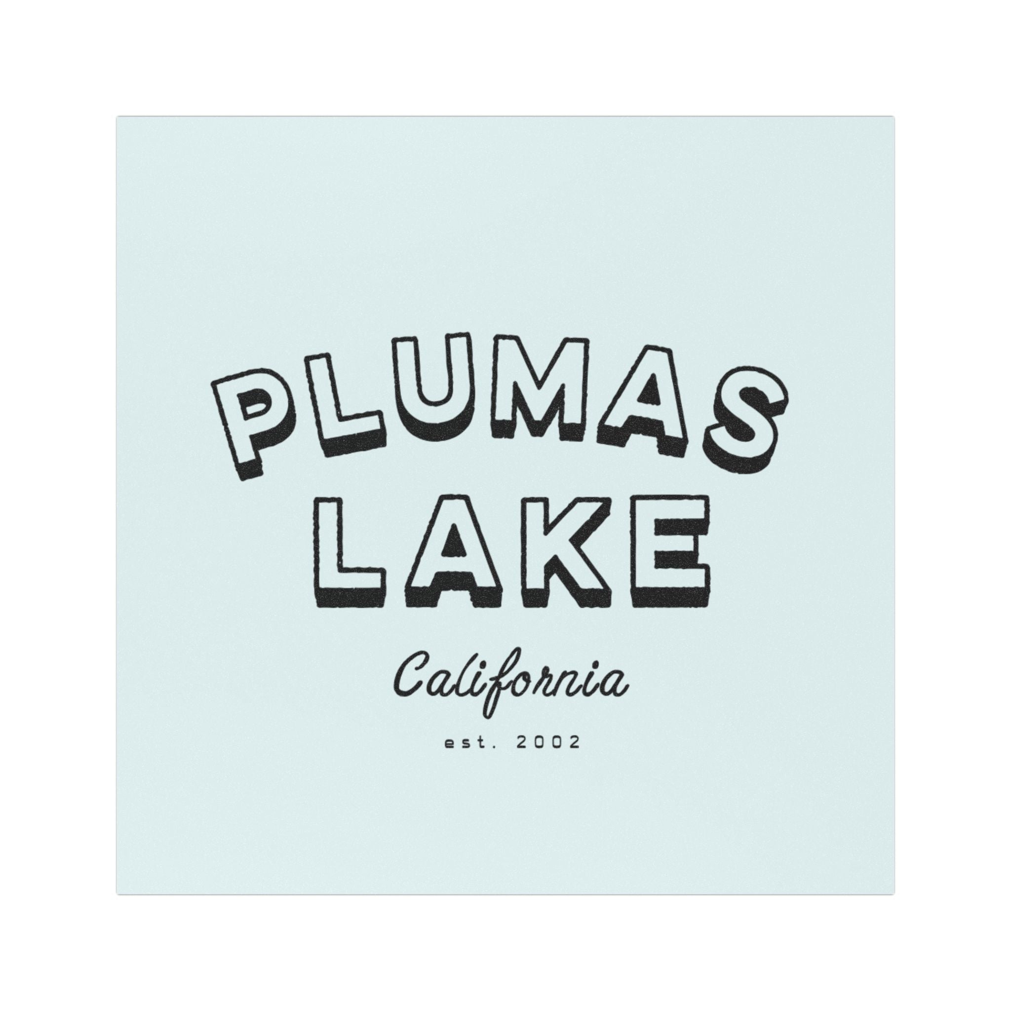 Plumas Lake California Mountain Vintage Car Magnet