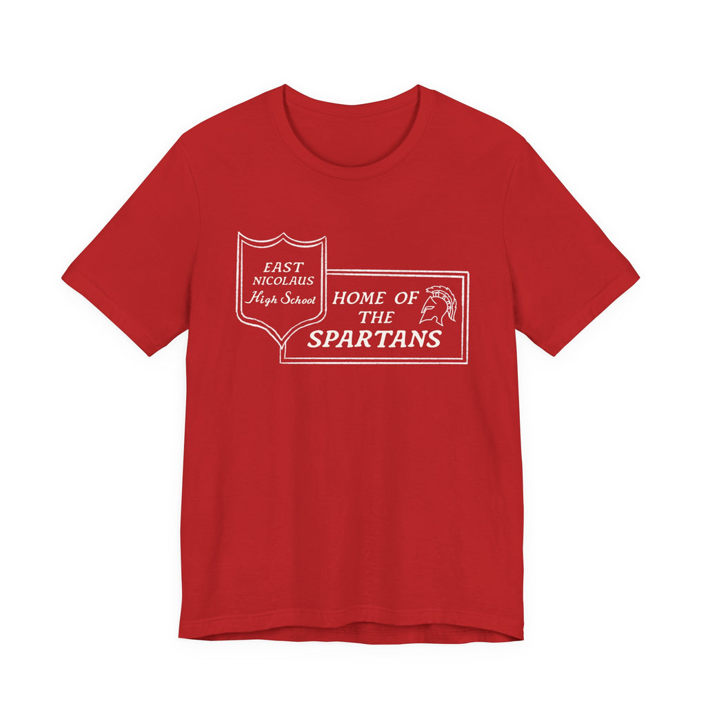 East Nicolaus High School Marquee Spartans Football Shirt