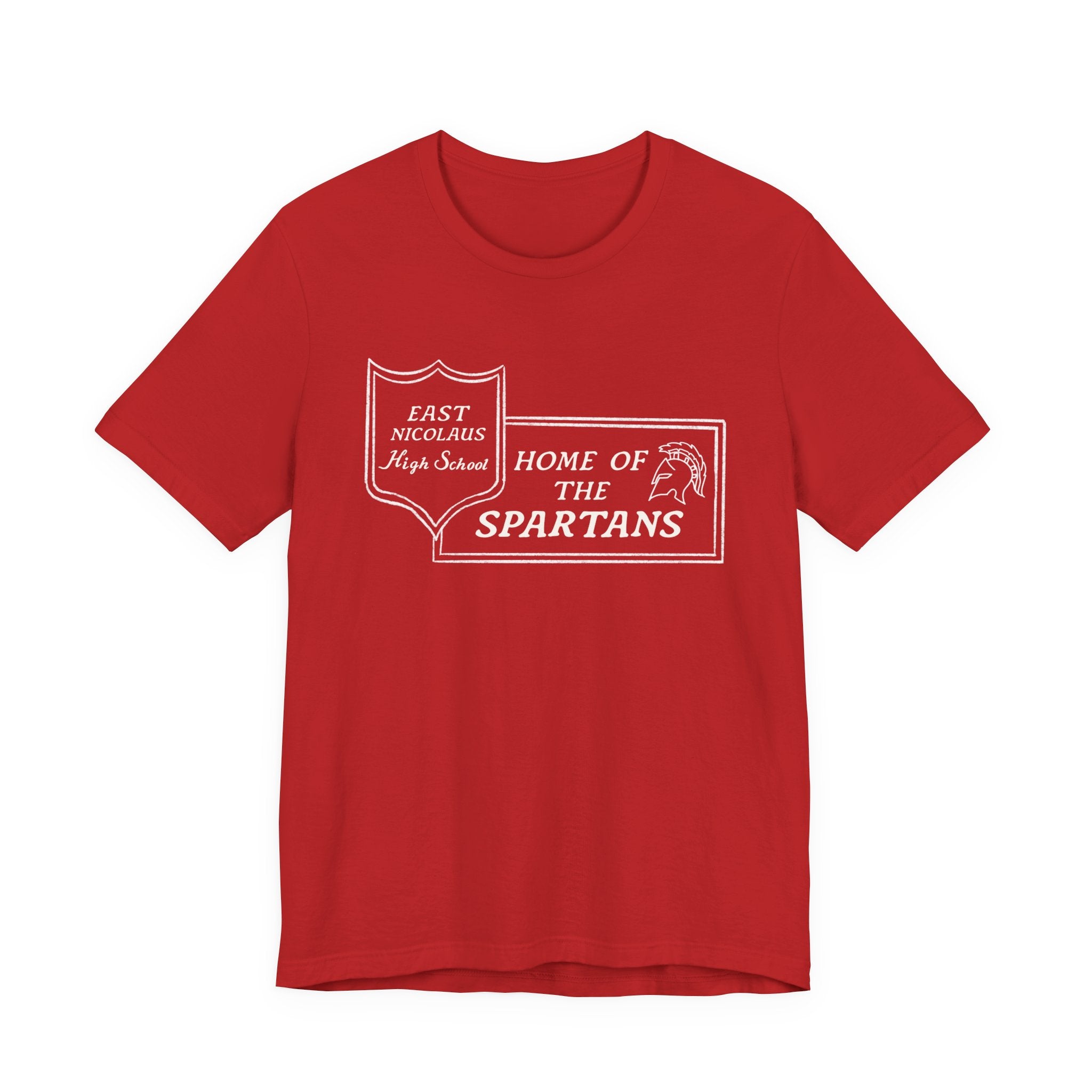 East Nicolaus High School Marquee Spartans Football Shirt