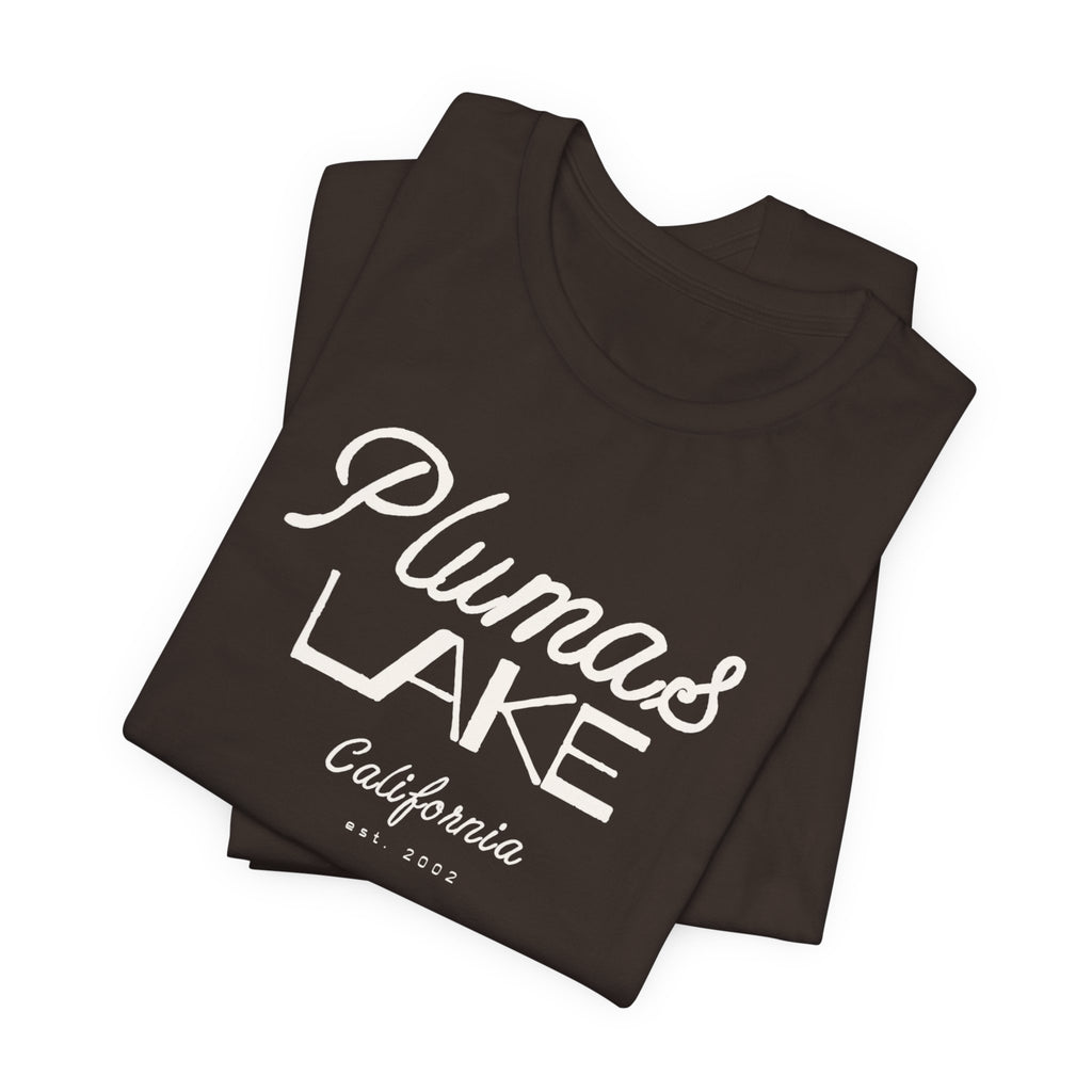 Plumas Lake Vintage Font T‑Shirt