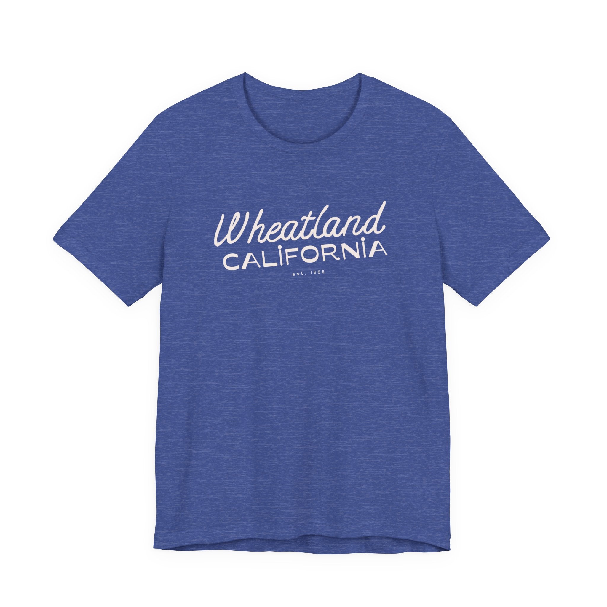 Wheatland California Retro Script Tee