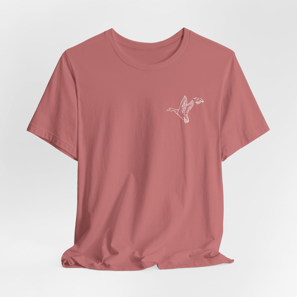 Birds in Flight Hand Drawn T‑Shirt
