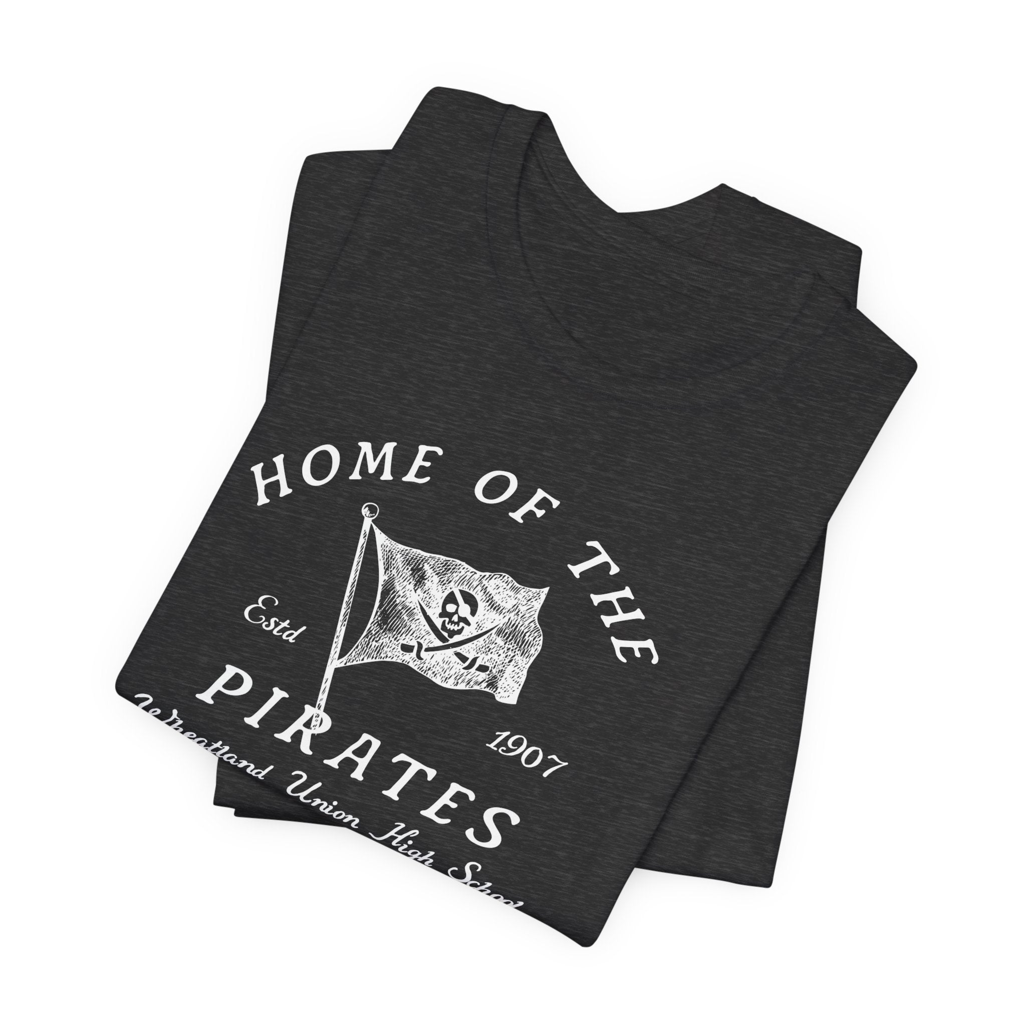 Wheatland Union High School | Home of the Pirates Vintage Flag T-Shirt