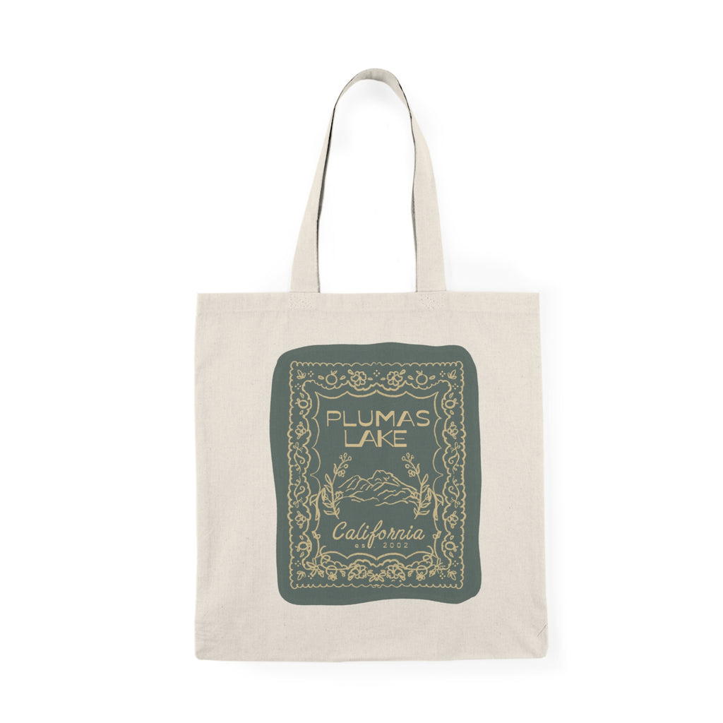 Plumas Lake & Sutter Buttes California Vintage Graphic Tote Bag