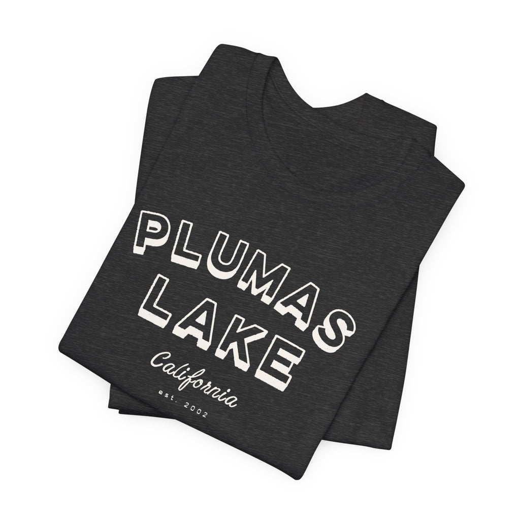 Plumas Lake Block Letters T‑Shirt