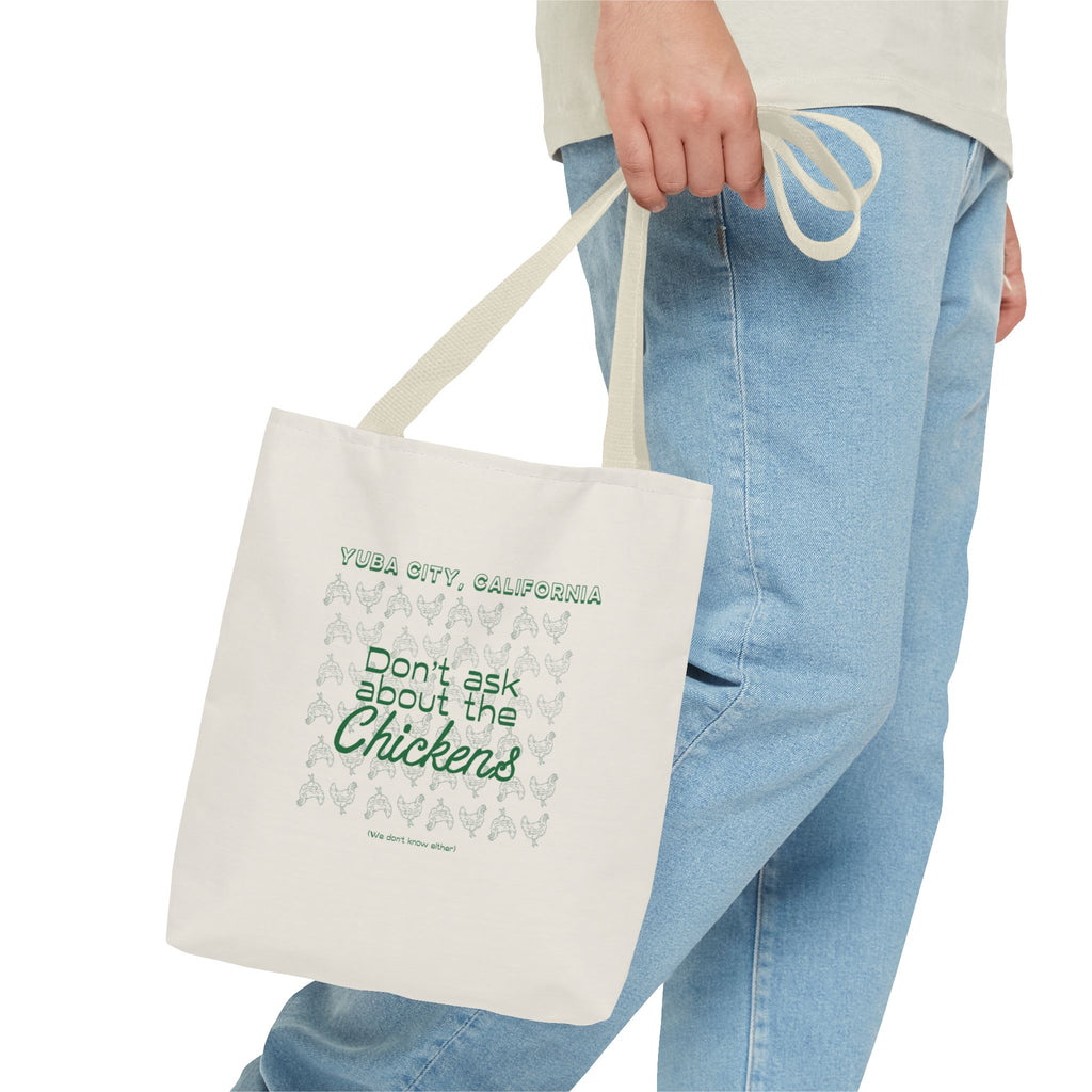 Chicken Gang Tote Bag — 'Don't Ask About the Chickens' Farmhouse Market Tote