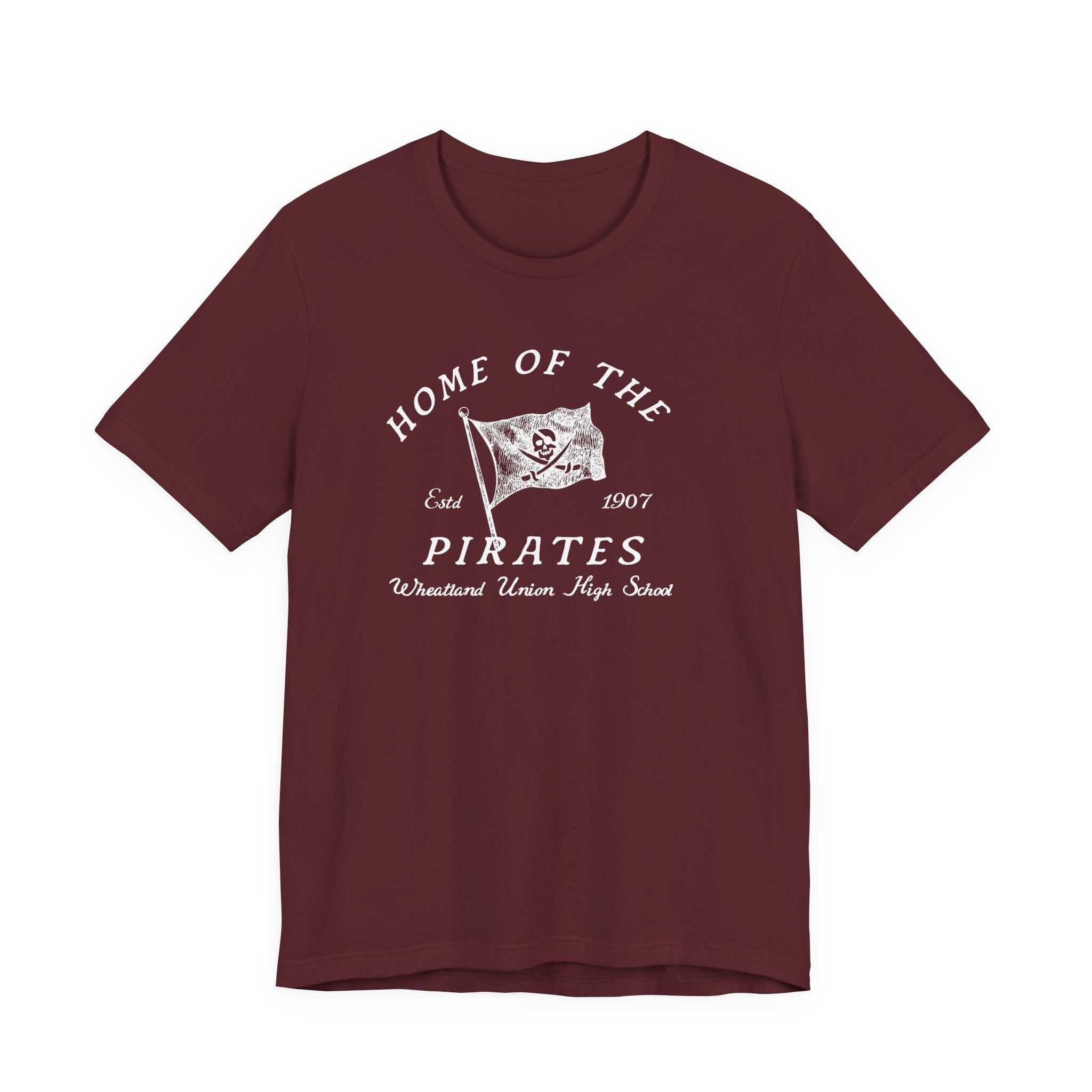 Wheatland Union High School | Home of the Pirates Vintage Flag T-Shirt