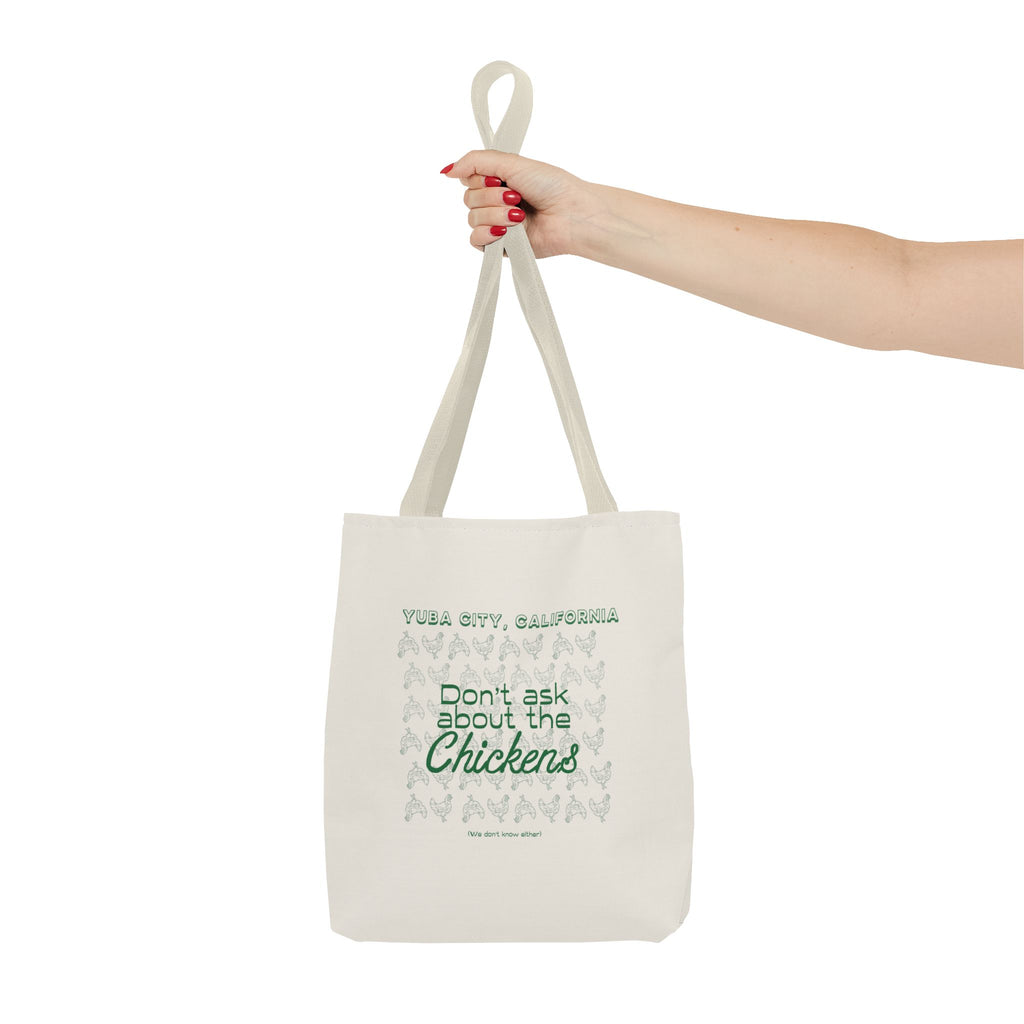 Chicken Gang Tote Bag — 'Don't Ask About the Chickens' Farmhouse Market Tote
