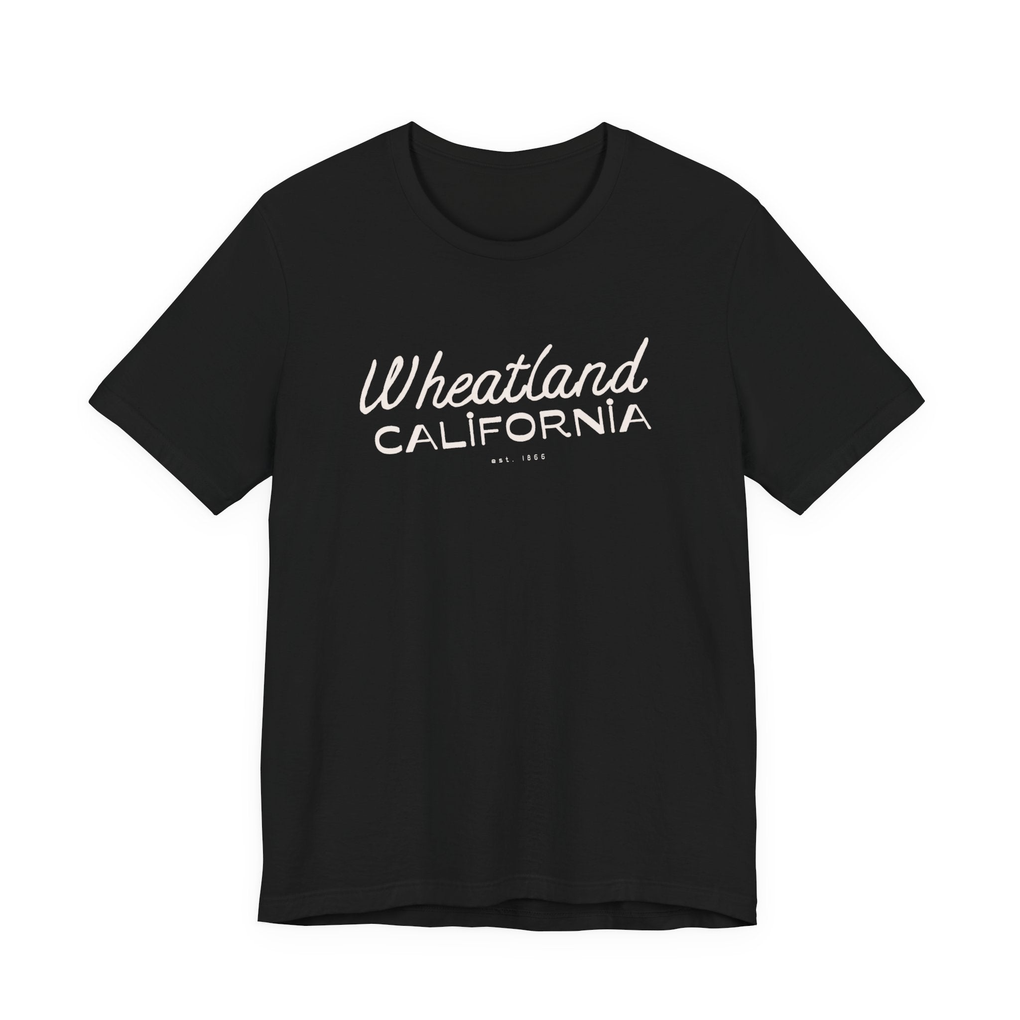 Wheatland California Retro Script Tee