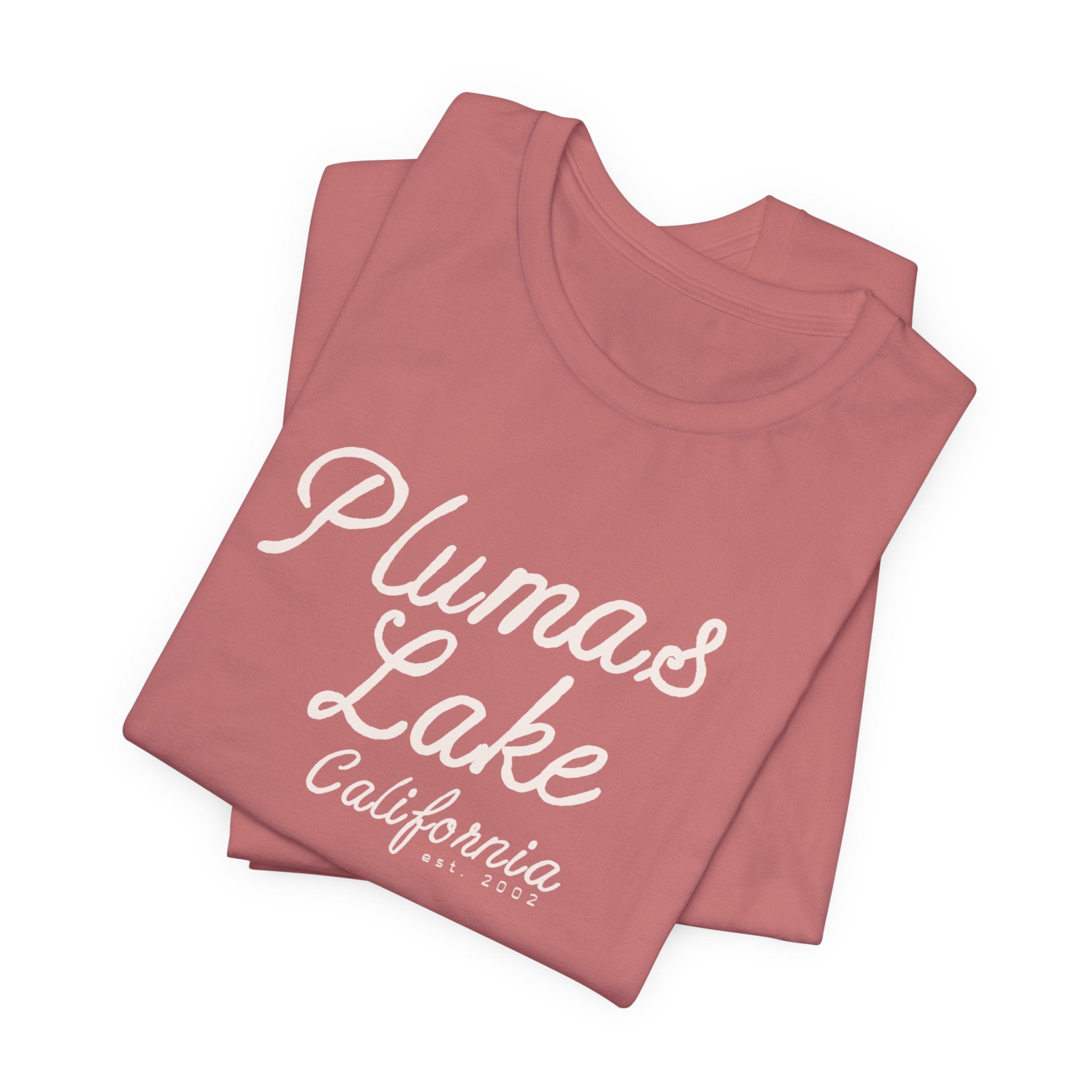 Cursive Vintage Plumas Lake T‑Shirt