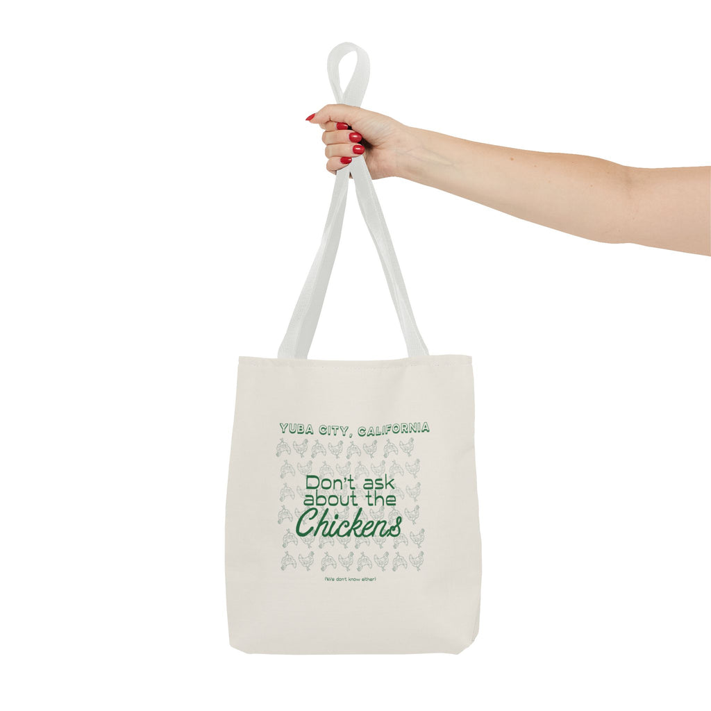 Chicken Gang Tote Bag — 'Don't Ask About the Chickens' Farmhouse Market Tote