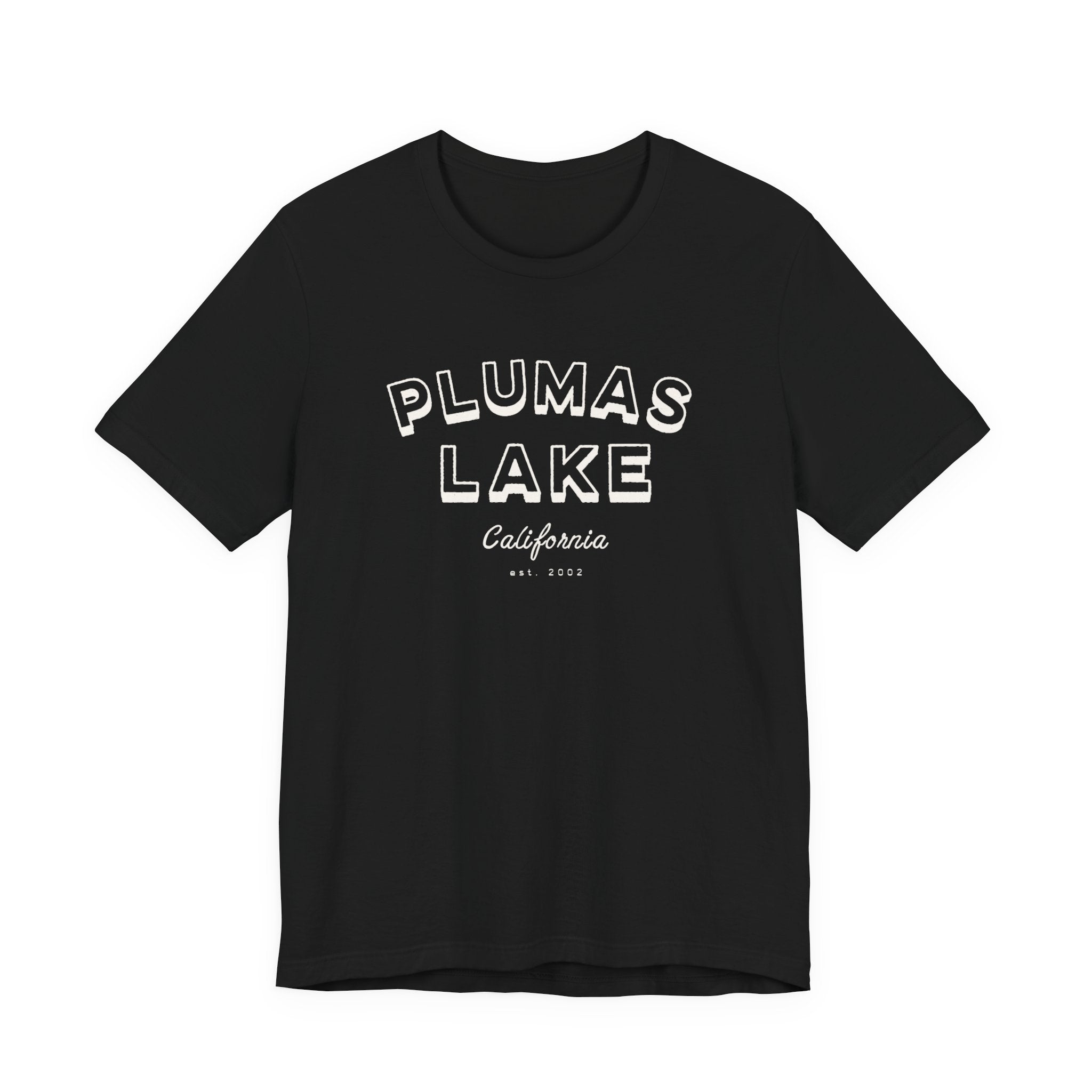 Plumas Lake Block Letters T‑Shirt