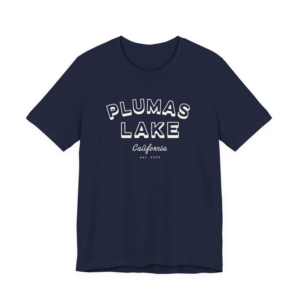 Plumas Lake Block Letters T‑Shirt