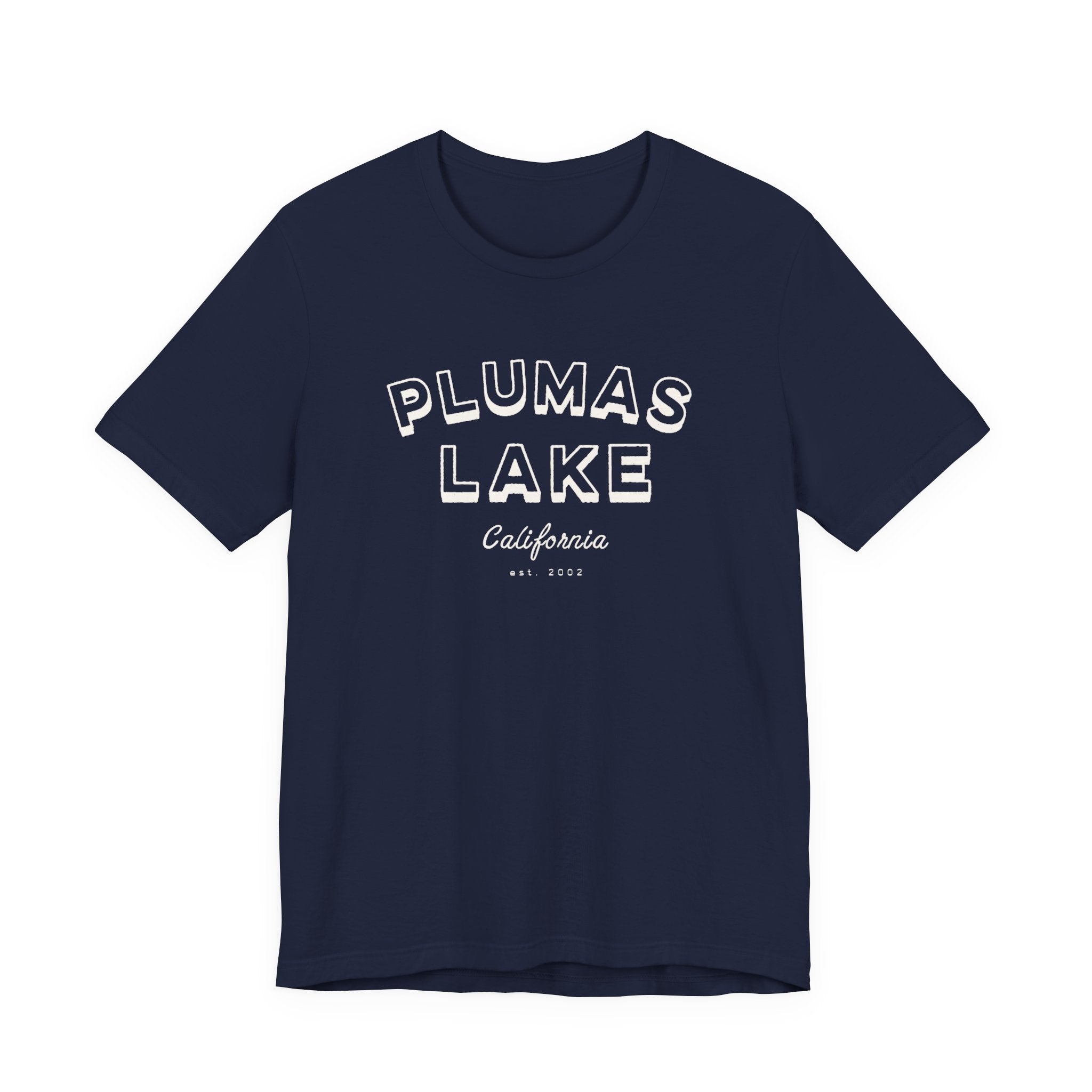 Plumas Lake Block Letters T‑Shirt