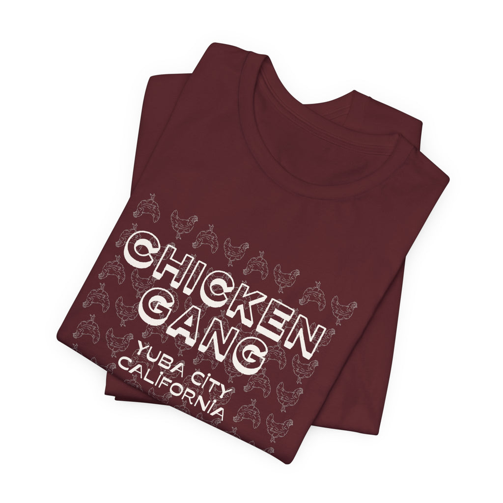 Copy of Yuba City Chicken Gang T-Shirt — Hand Drawn Hen Farm Tee for Yuba City
