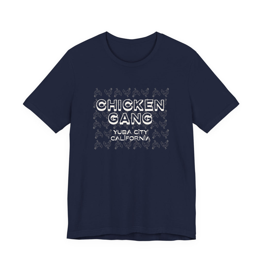 Copy of Yuba City Chicken Gang T-Shirt — Hand Drawn Hen Farm Tee for Yuba City