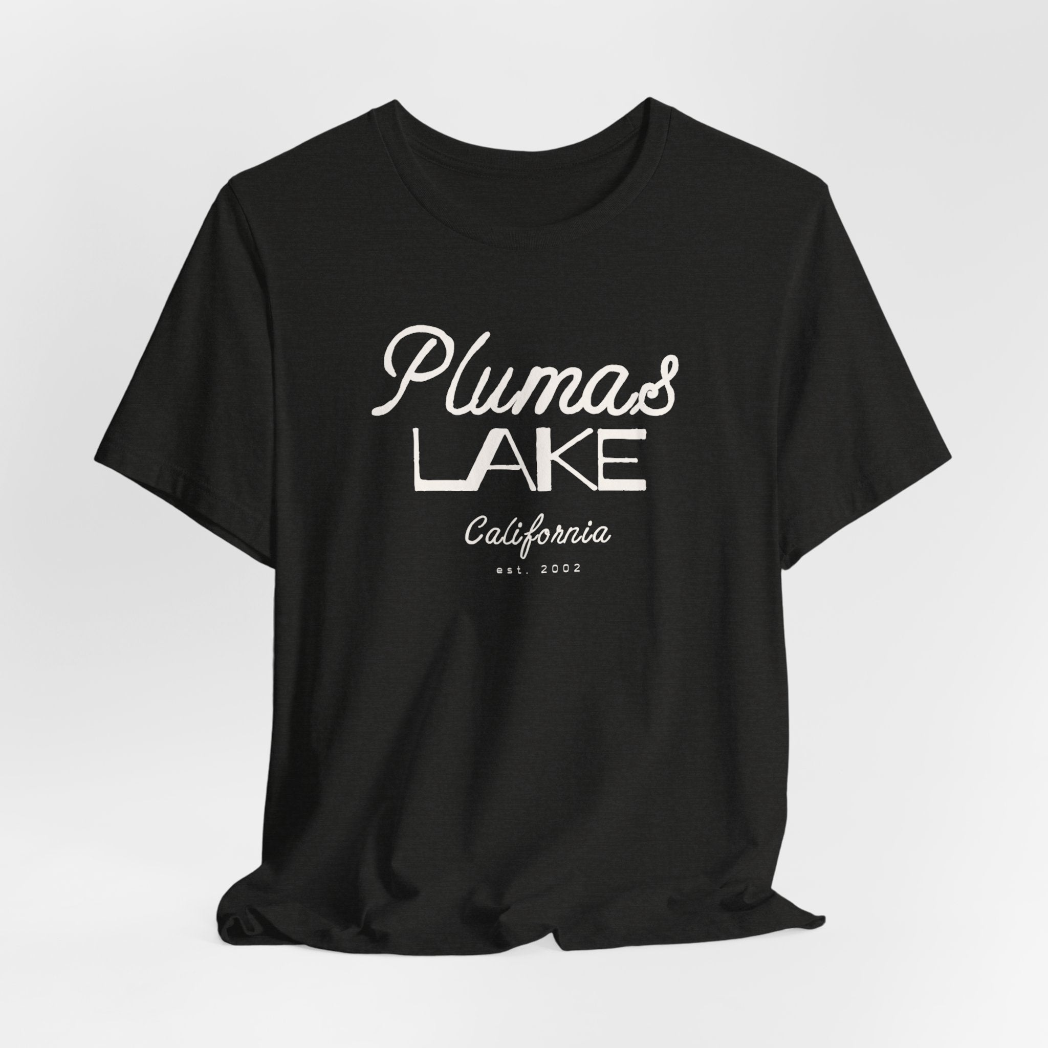Plumas Lake Vintage Font T‑Shirt
