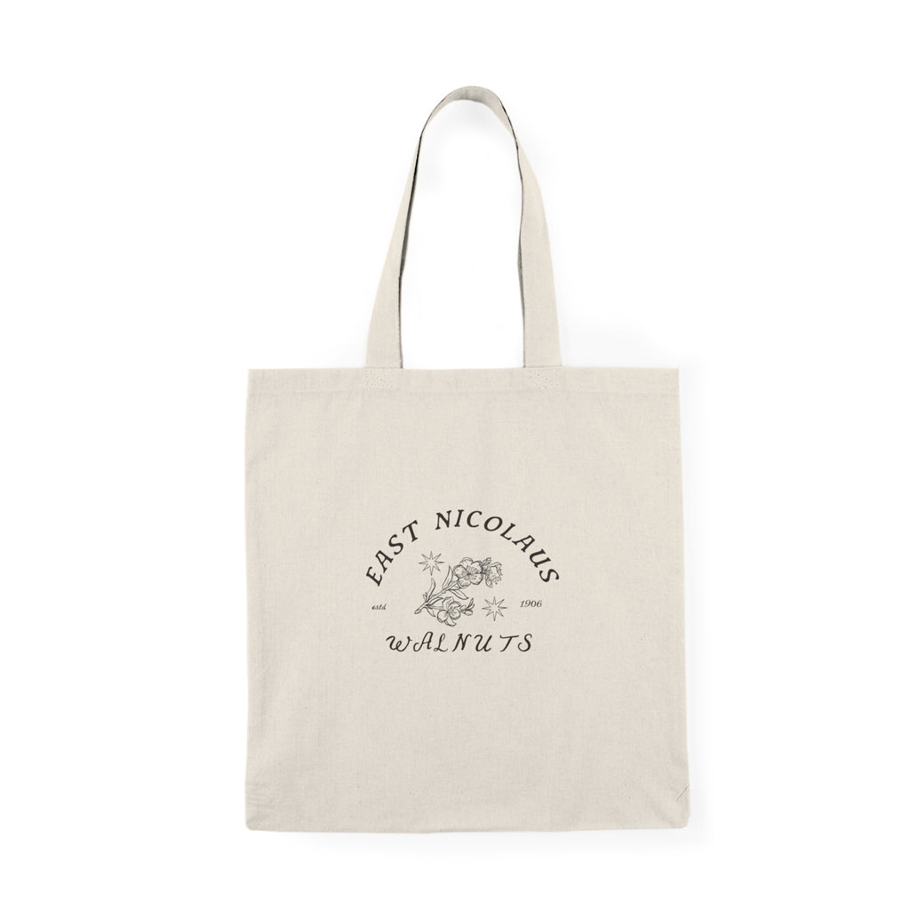 Tote Bag — Vintage Botanical Market Tote (East Nicolaus Walnuts)