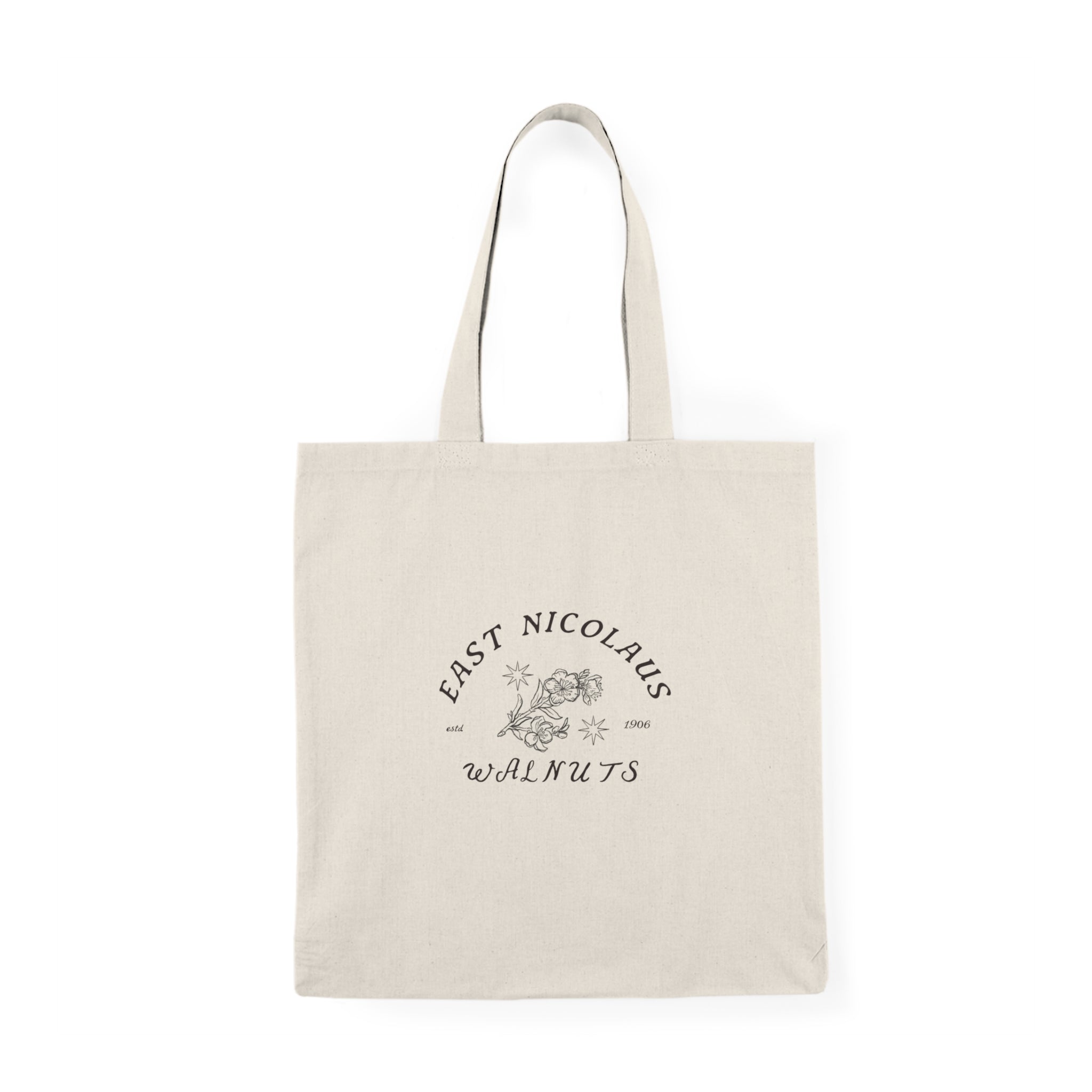 Tote Bag — Vintage Botanical Market Tote (East Nicolaus Walnuts)
