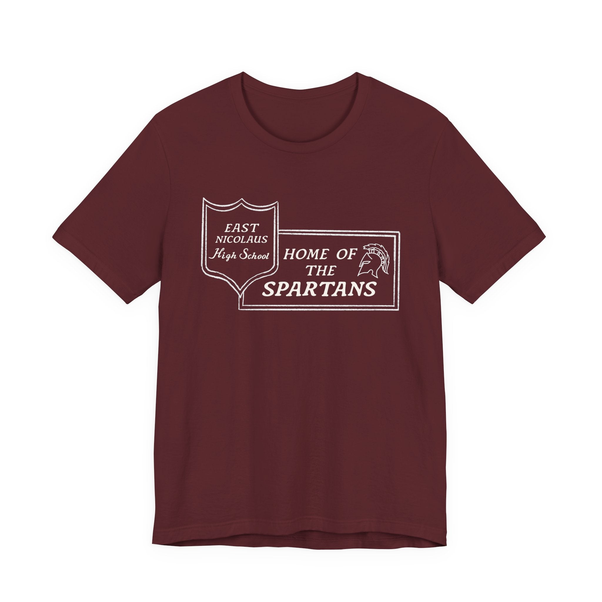 East Nicolaus High School Marquee Spartans Football Shirt