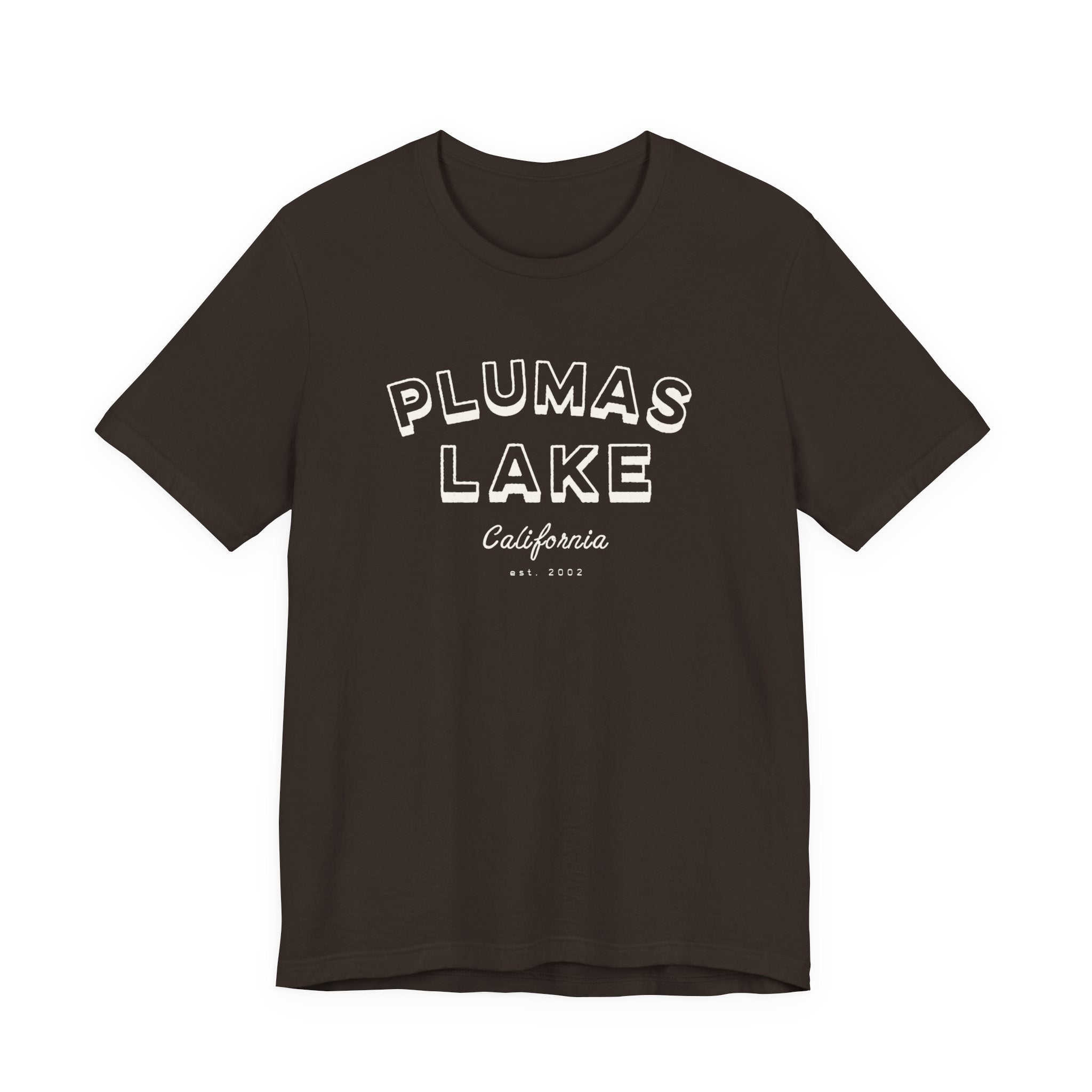 Plumas Lake Block Letters T‑Shirt