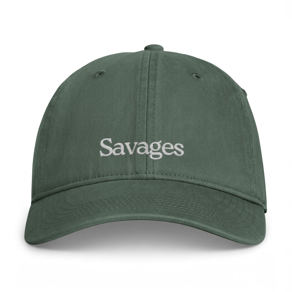 Savages Embroidered Washed Baseball Cap