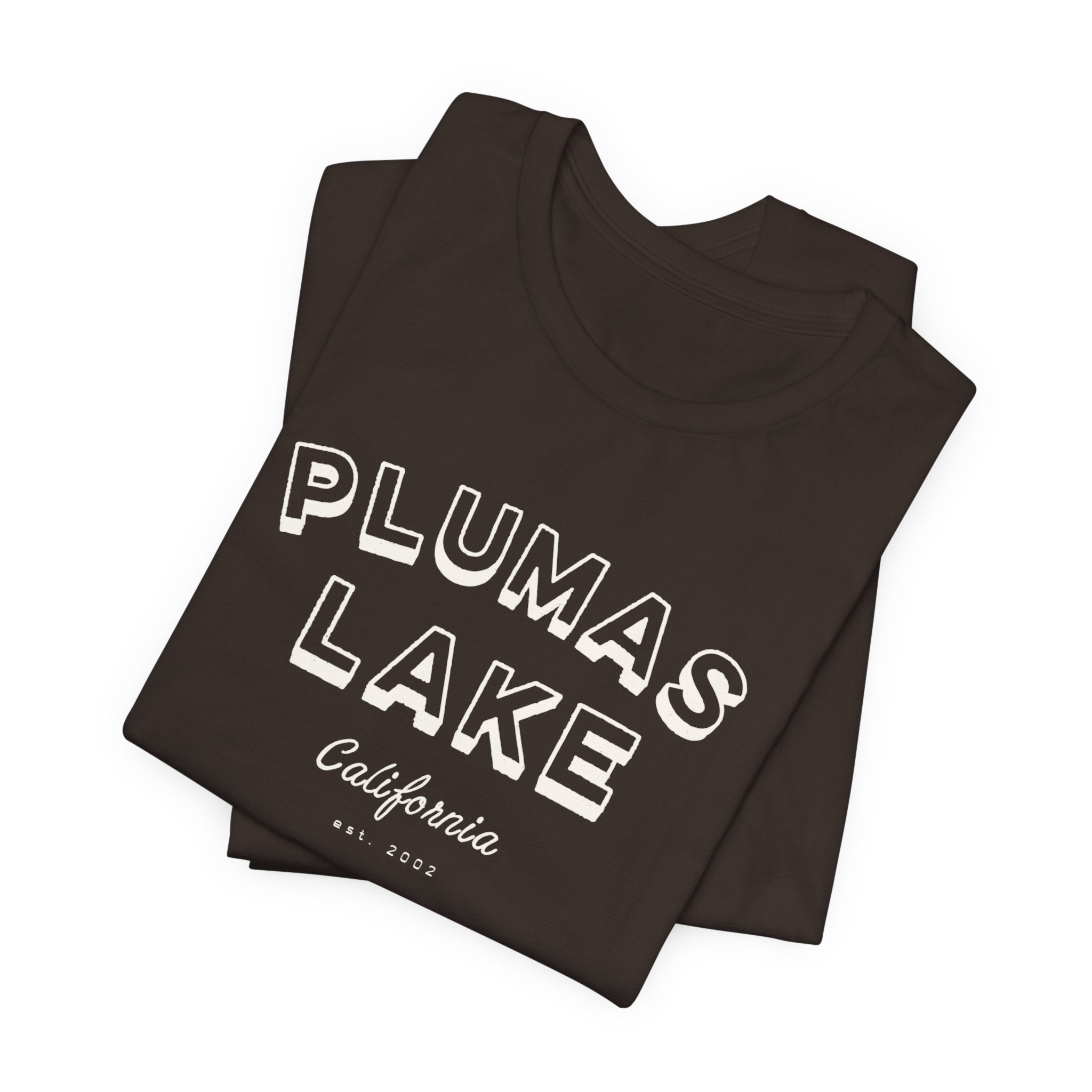 Plumas Lake Block Letters T‑Shirt