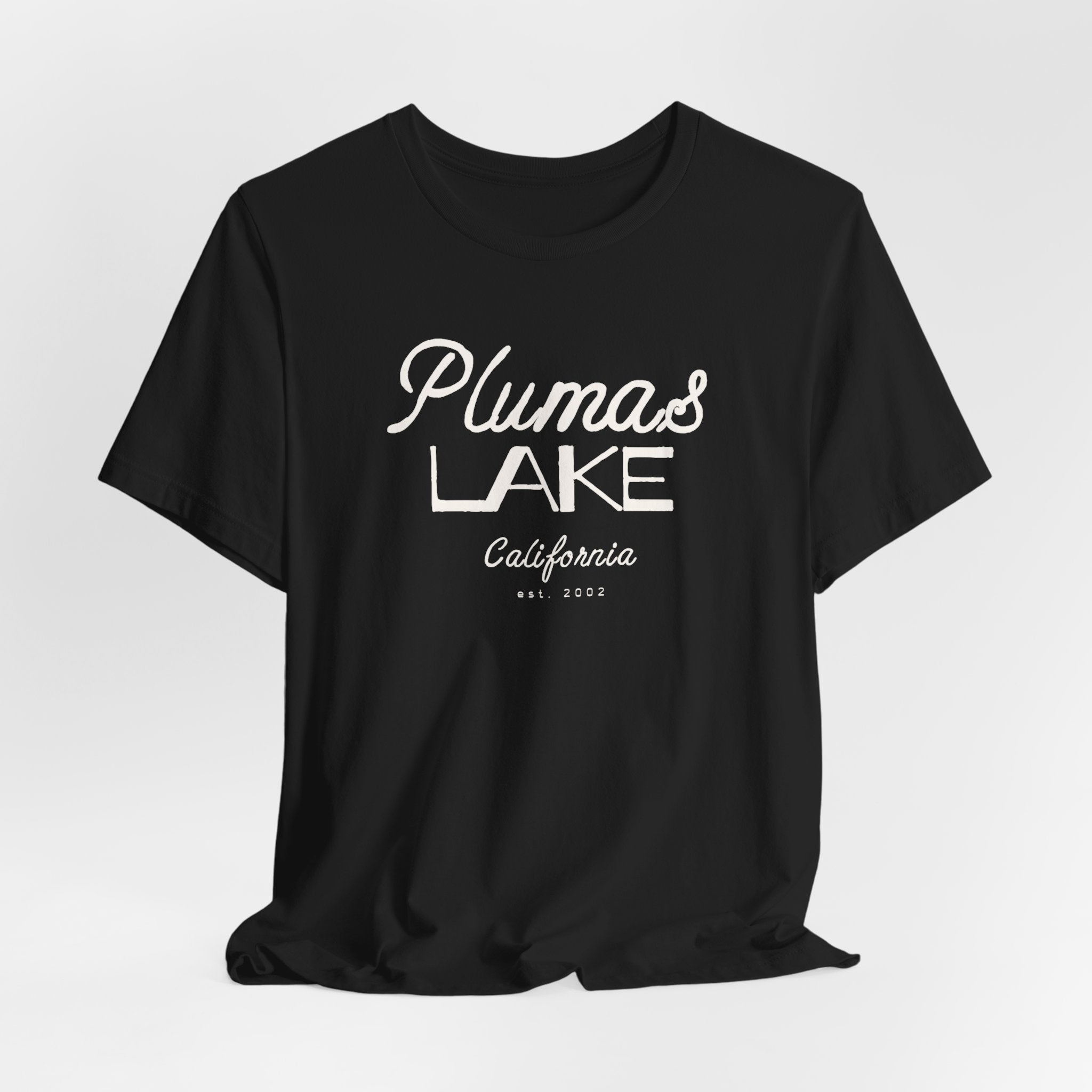 Plumas Lake Vintage Font T‑Shirt
