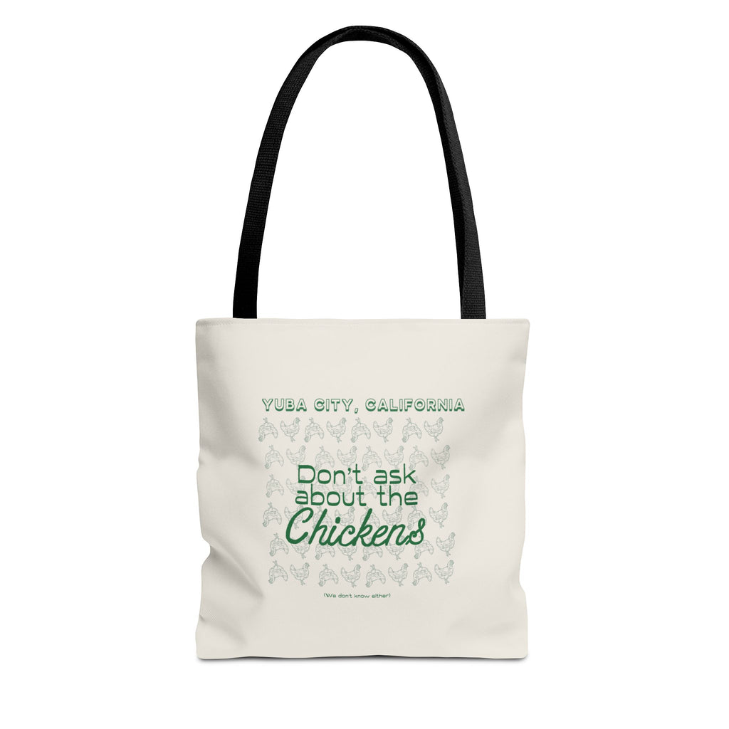 Chicken Gang Tote Bag — 'Don't Ask About the Chickens' Farmhouse Market Tote