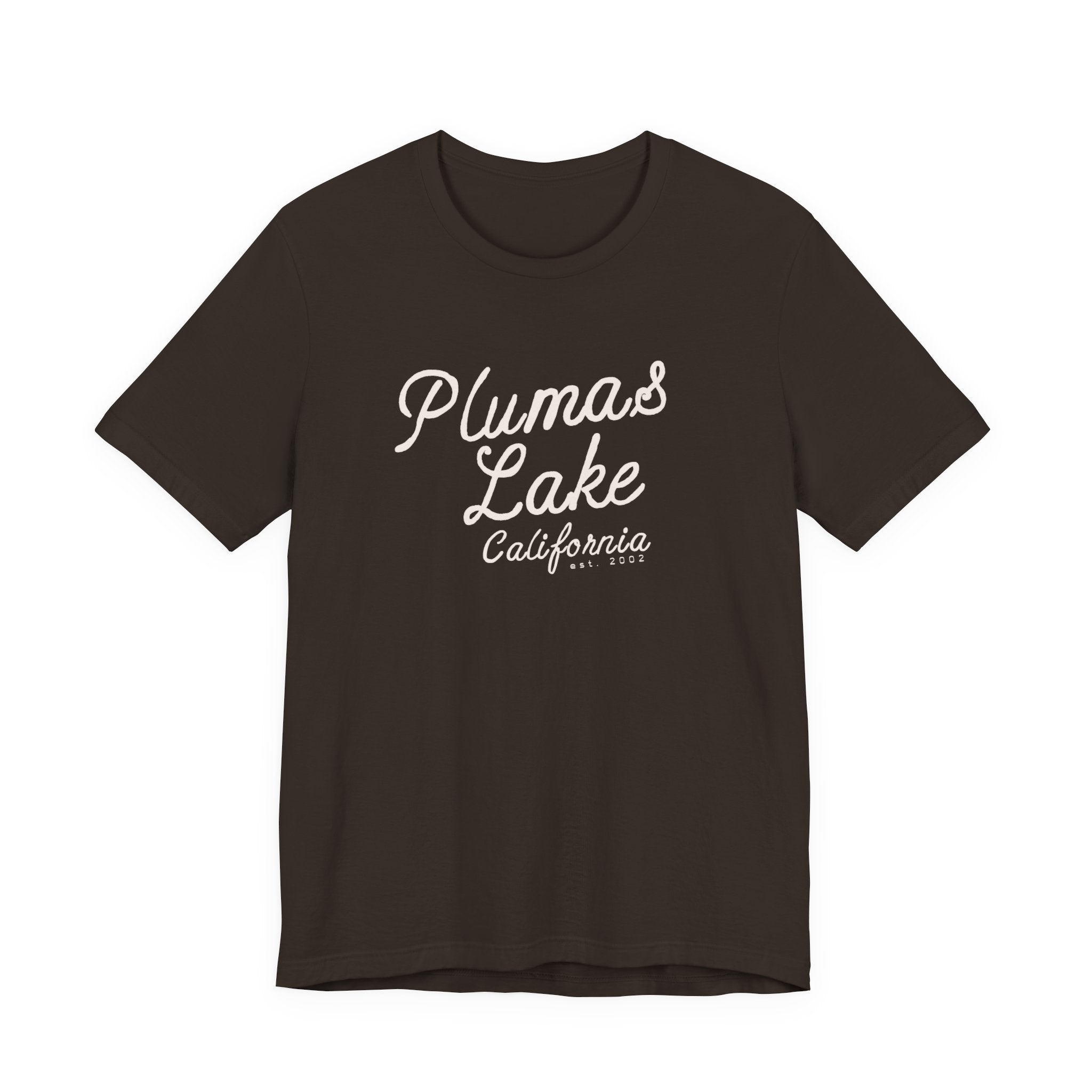 Cursive Vintage Plumas Lake T‑Shirt