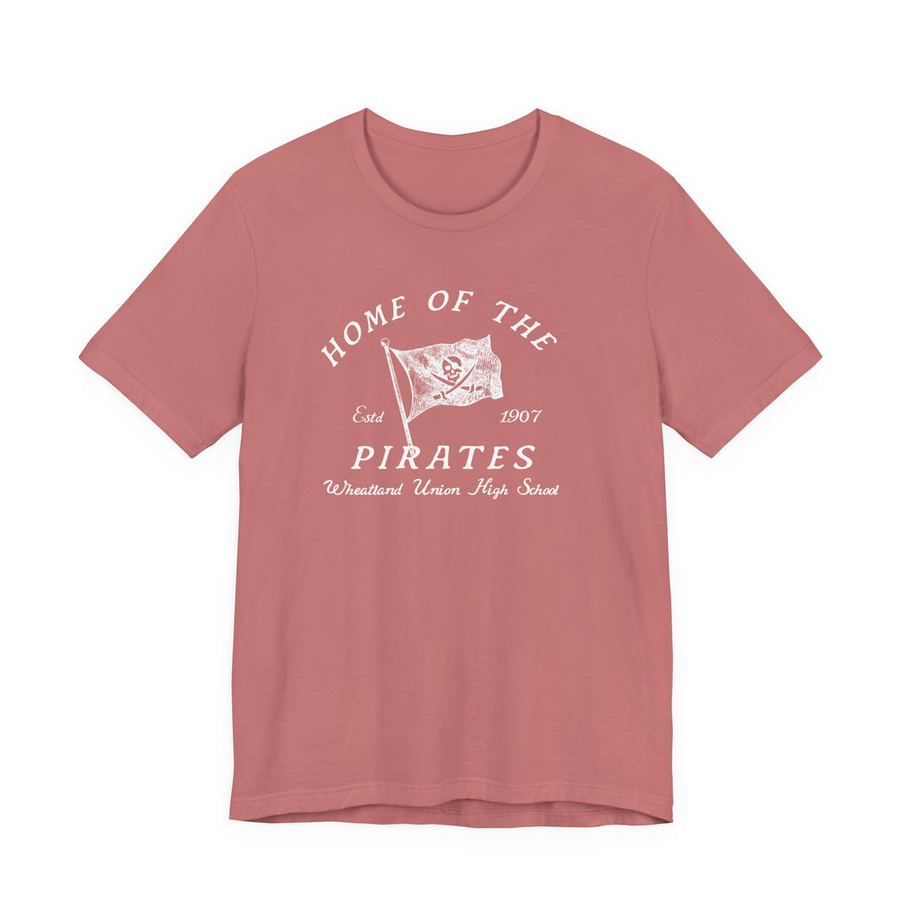Wheatland Union High School | Home of the Pirates Vintage Flag T-Shirt