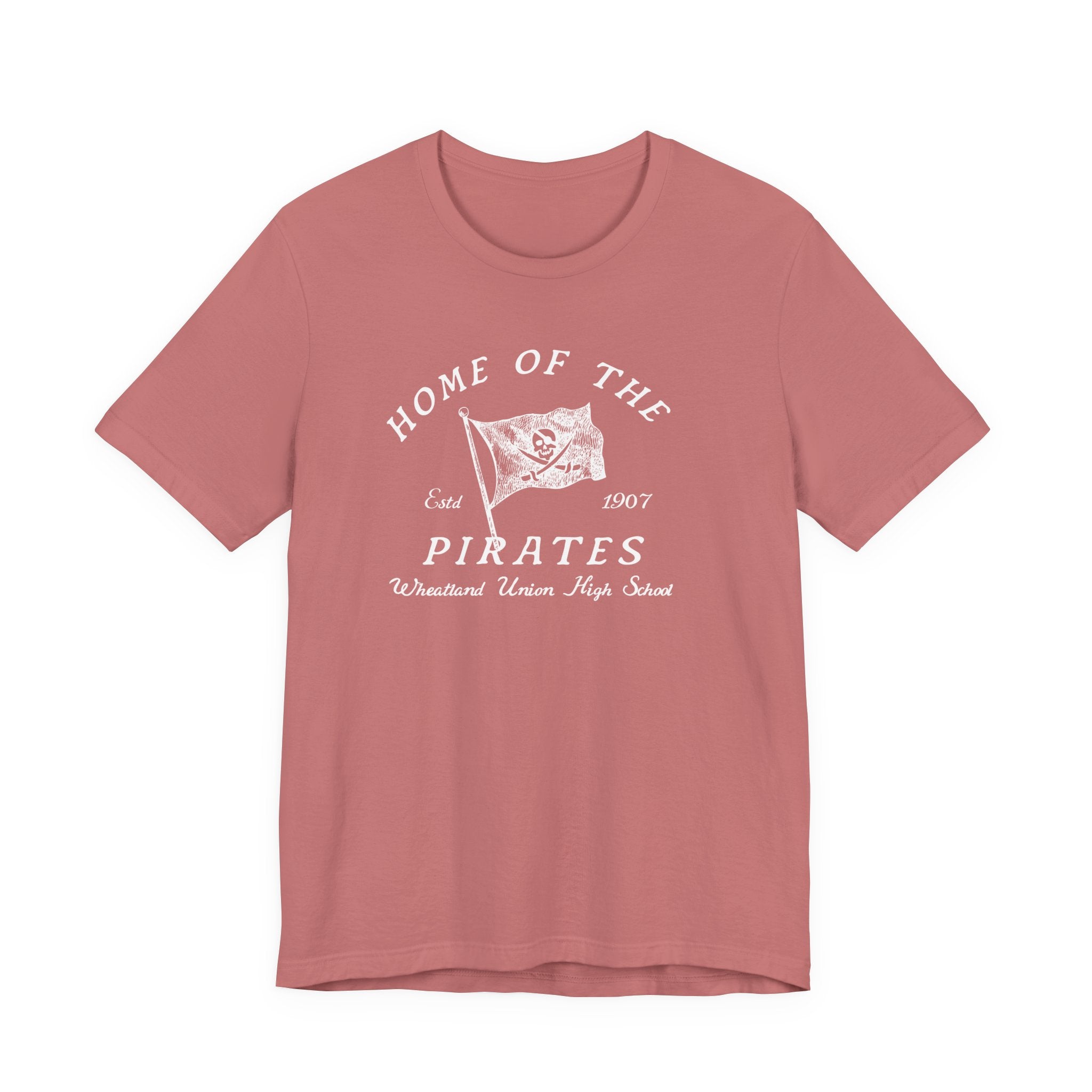 Wheatland Union High School | Home of the Pirates Vintage Flag T-Shirt