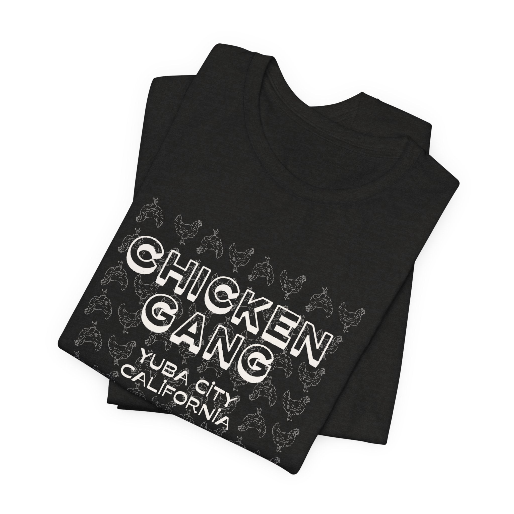 Copy of Yuba City Chicken Gang T-Shirt — Hand Drawn Hen Farm Tee for Yuba City
