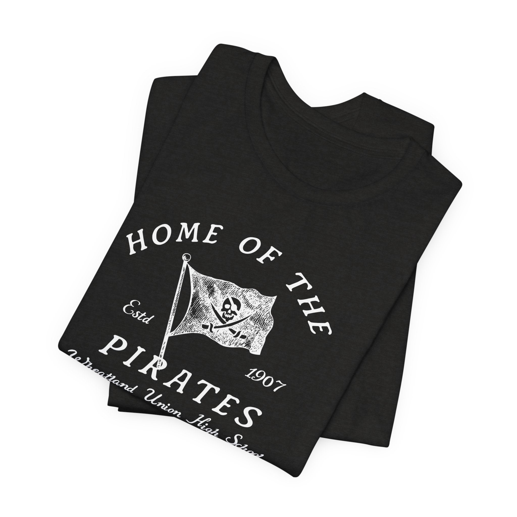 Wheatland Union High School | Home of the Pirates Vintage Flag T-Shirt