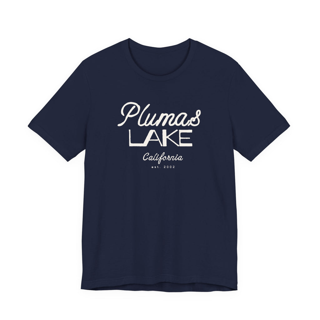 Plumas Lake Vintage Font T‑Shirt