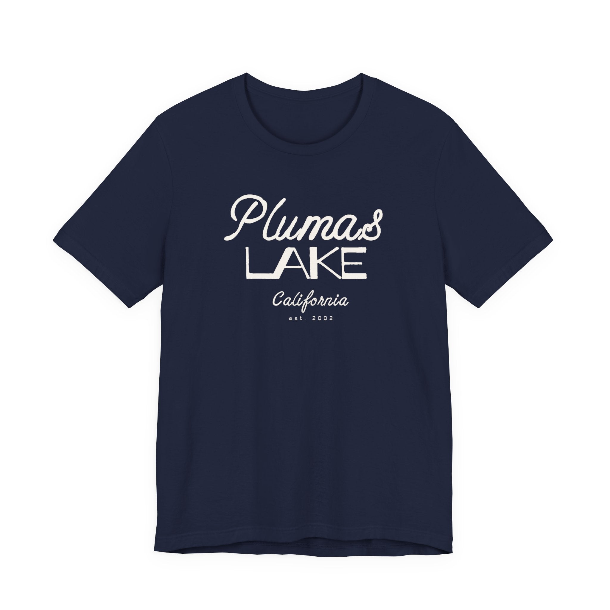 Plumas Lake Vintage Font T‑Shirt