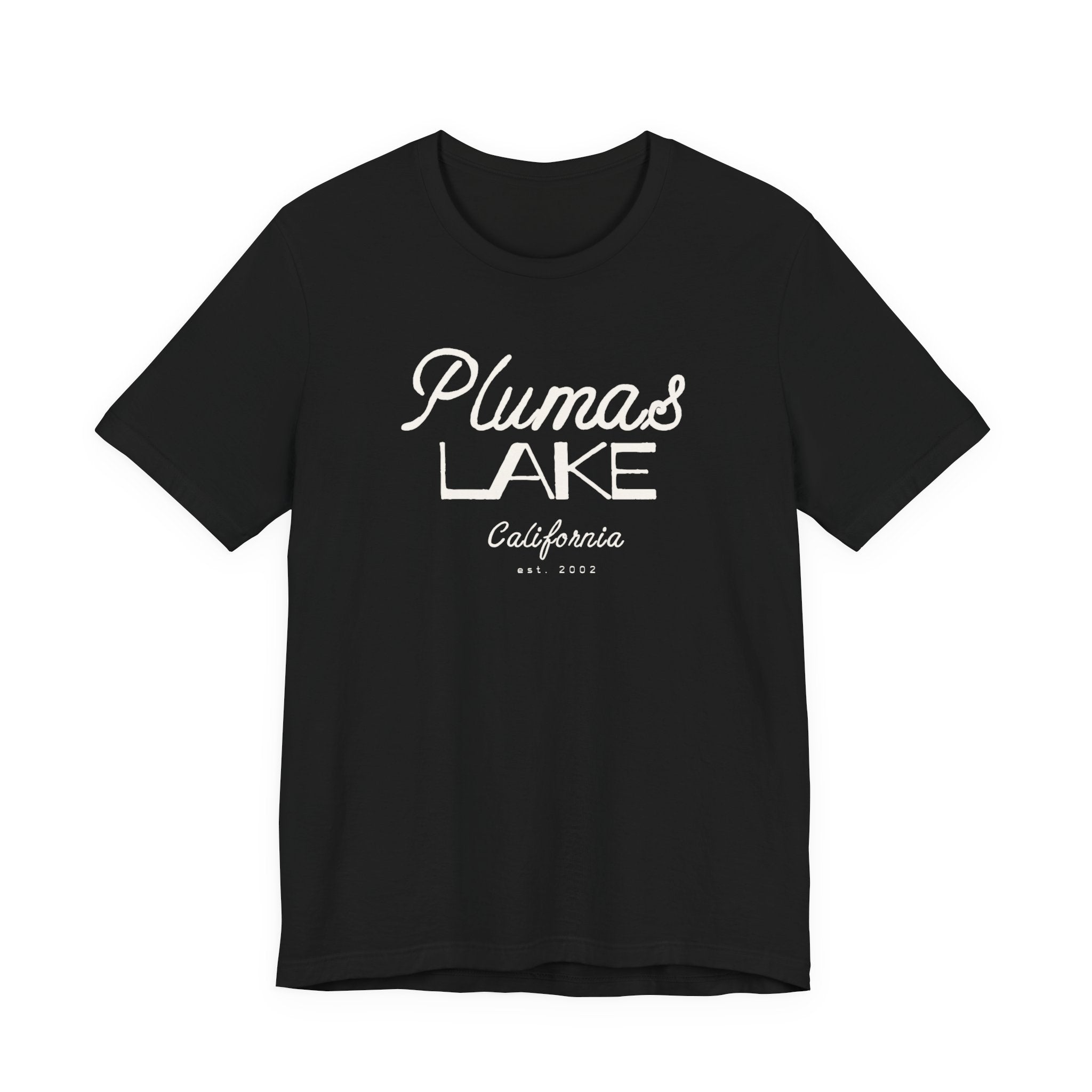 Plumas Lake Vintage Font T‑Shirt