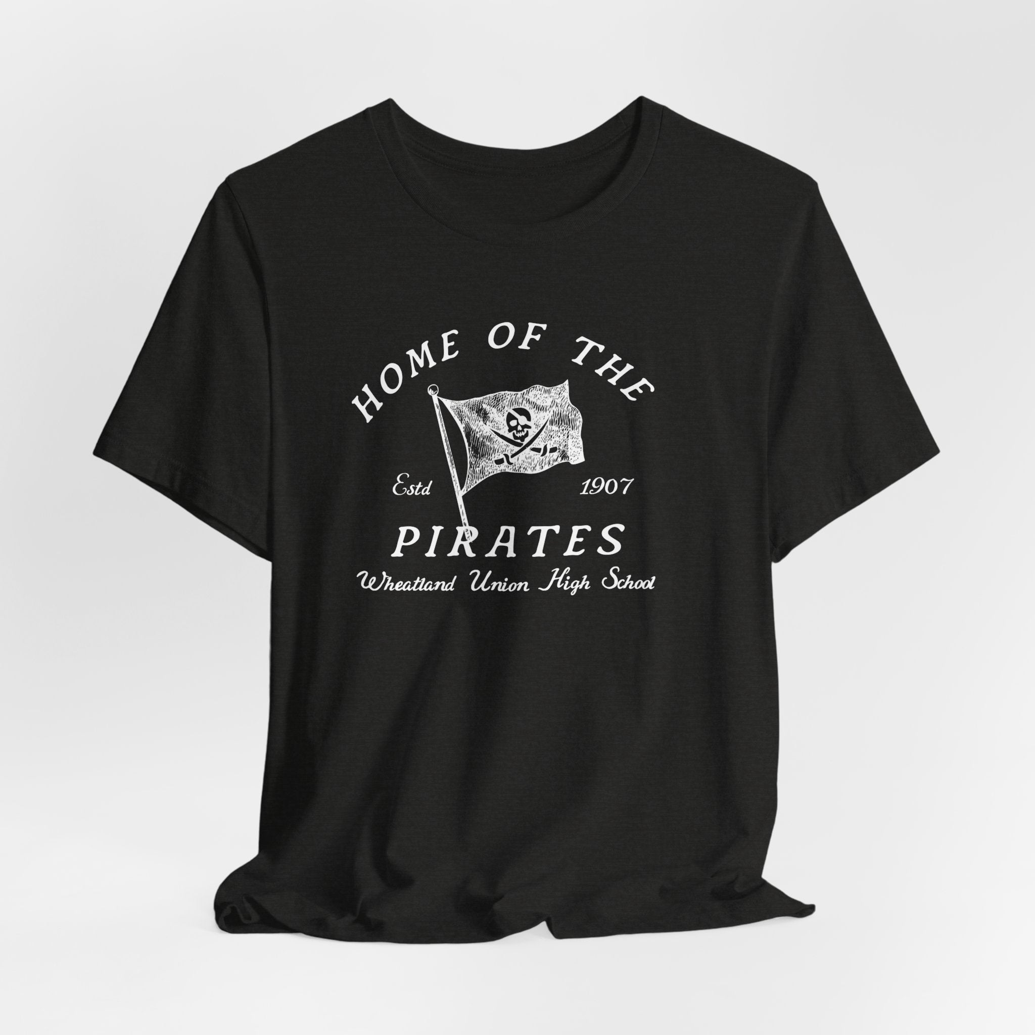 Wheatland Union High School | Home of the Pirates Vintage Flag T-Shirt