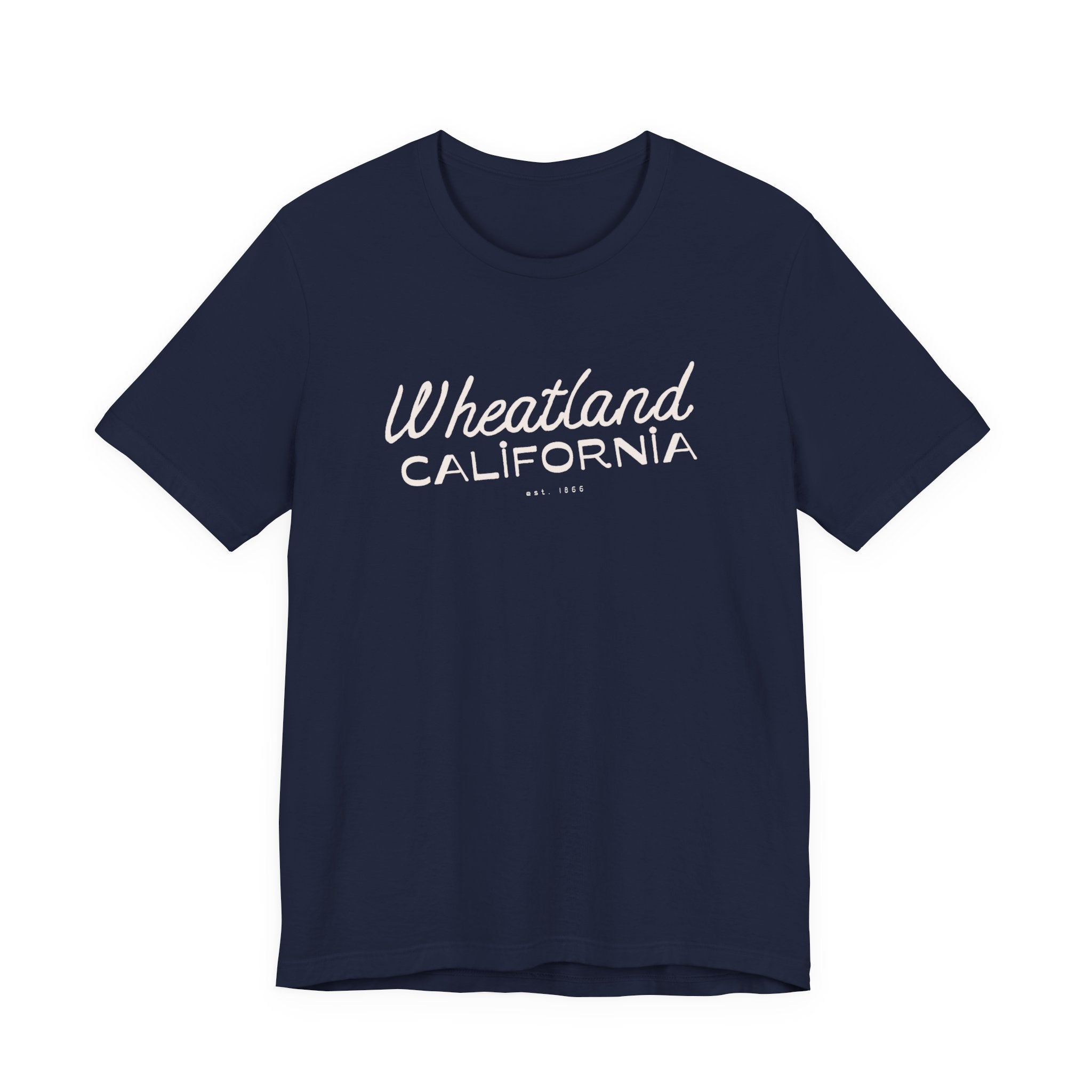 Wheatland California Retro Script Tee