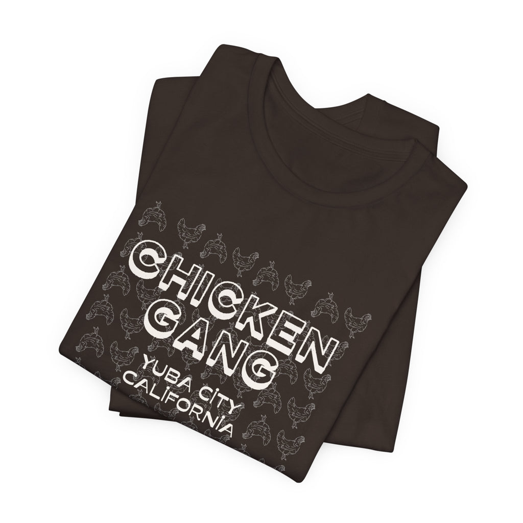 Copy of Yuba City Chicken Gang T-Shirt — Hand Drawn Hen Farm Tee for Yuba City