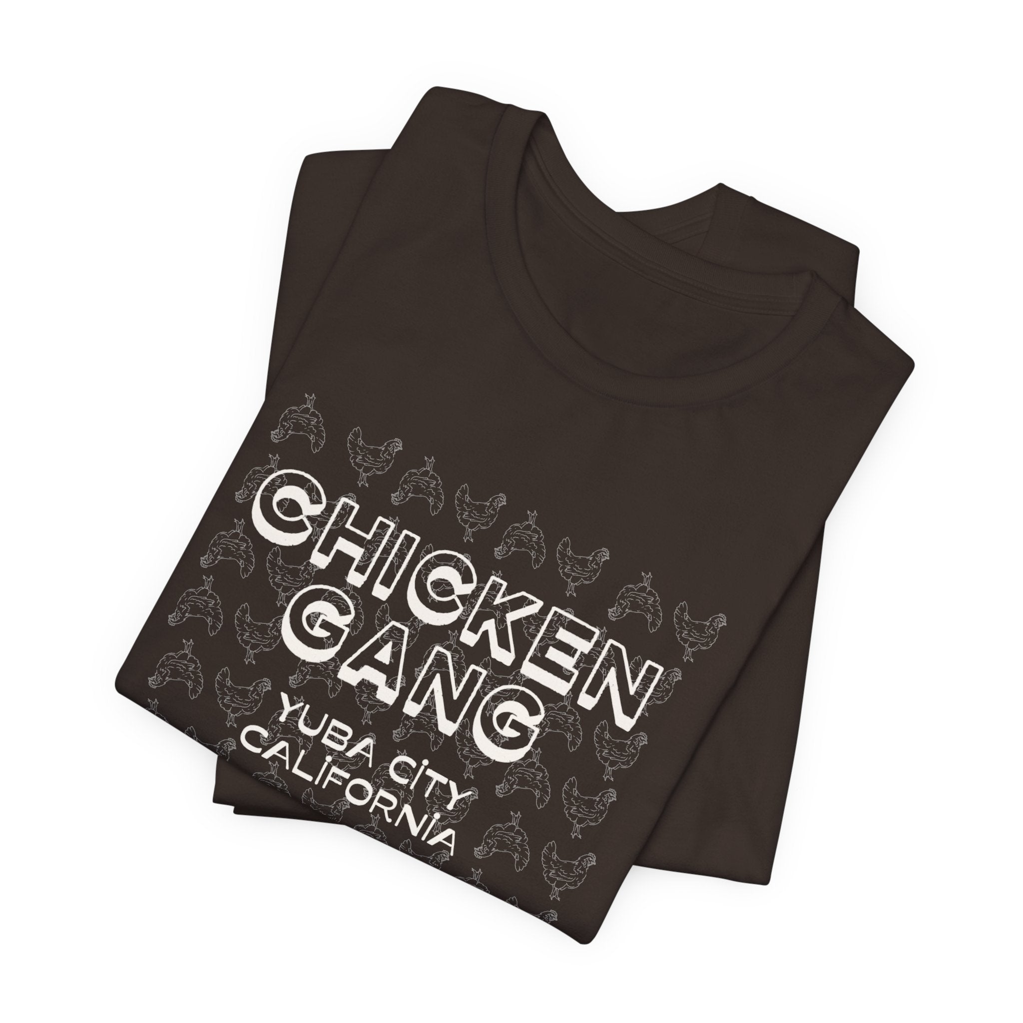 Copy of Yuba City Chicken Gang T-Shirt — Hand Drawn Hen Farm Tee for Yuba City