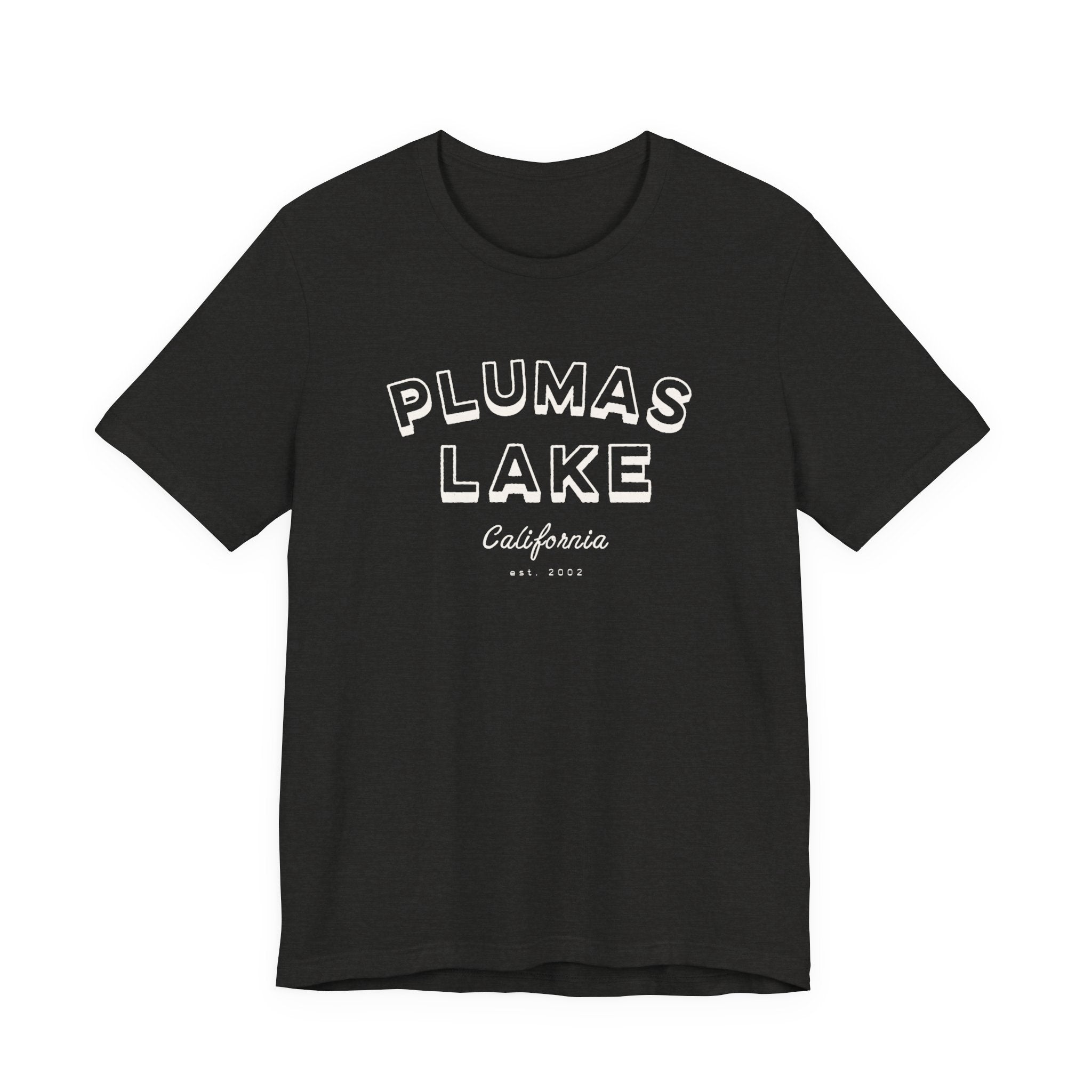 Plumas Lake Block Letters T‑Shirt