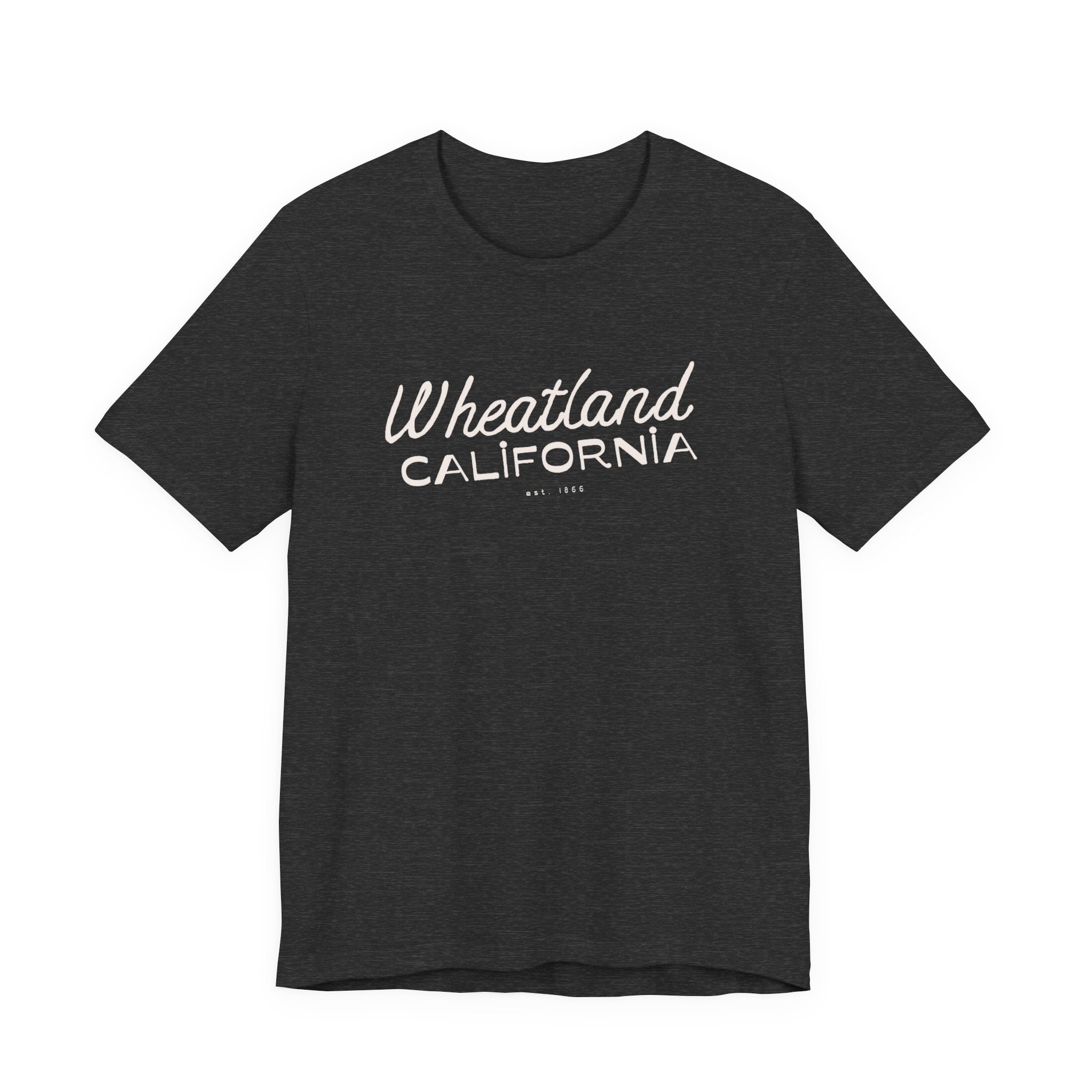 Wheatland California Retro Script Tee
