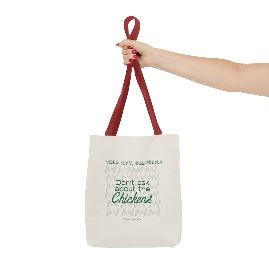 Chicken Gang Tote Bag — 'Don't Ask About the Chickens' Farmhouse Market Tote
