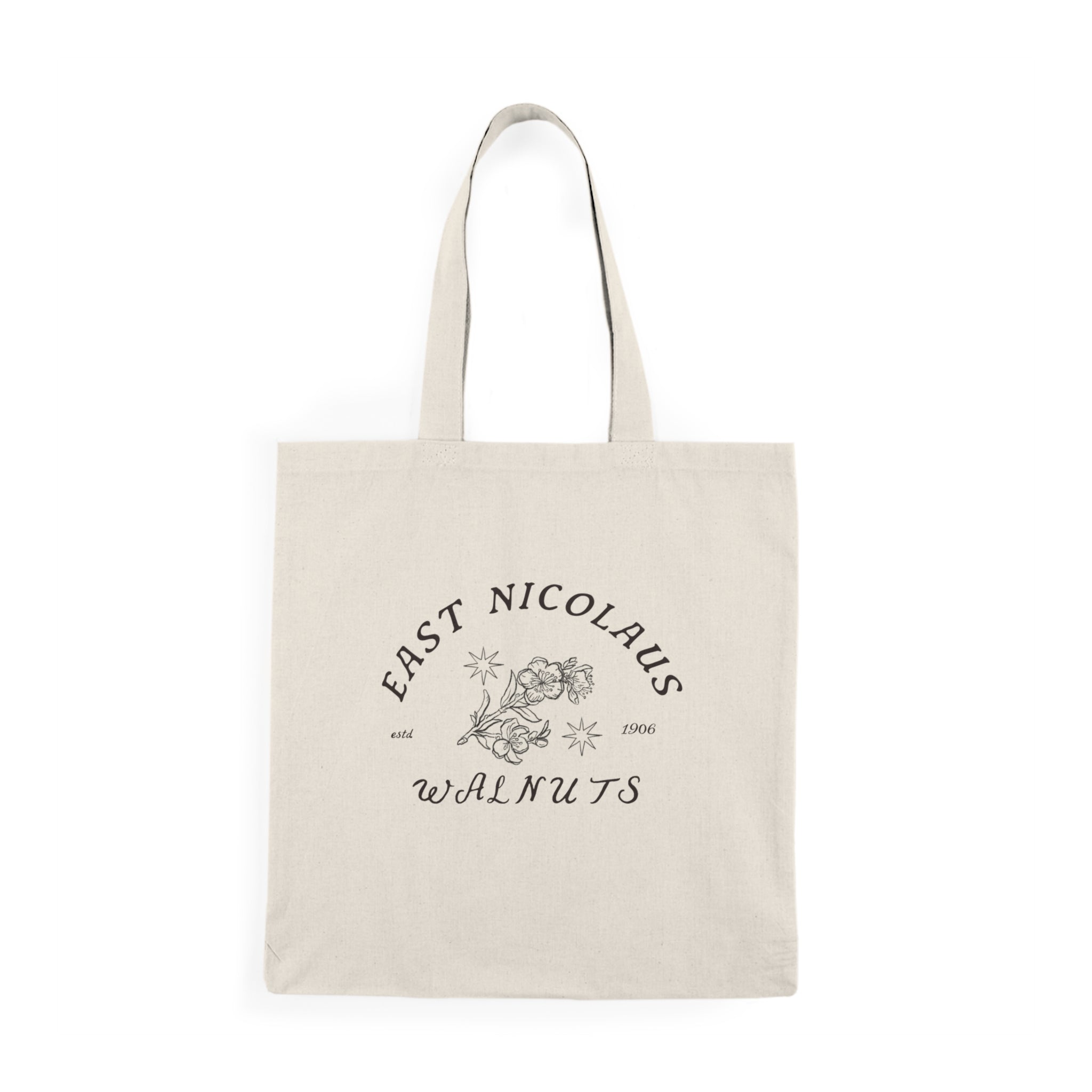 Tote Bag — Vintage Botanical Market Tote (East Nicolaus Walnuts)