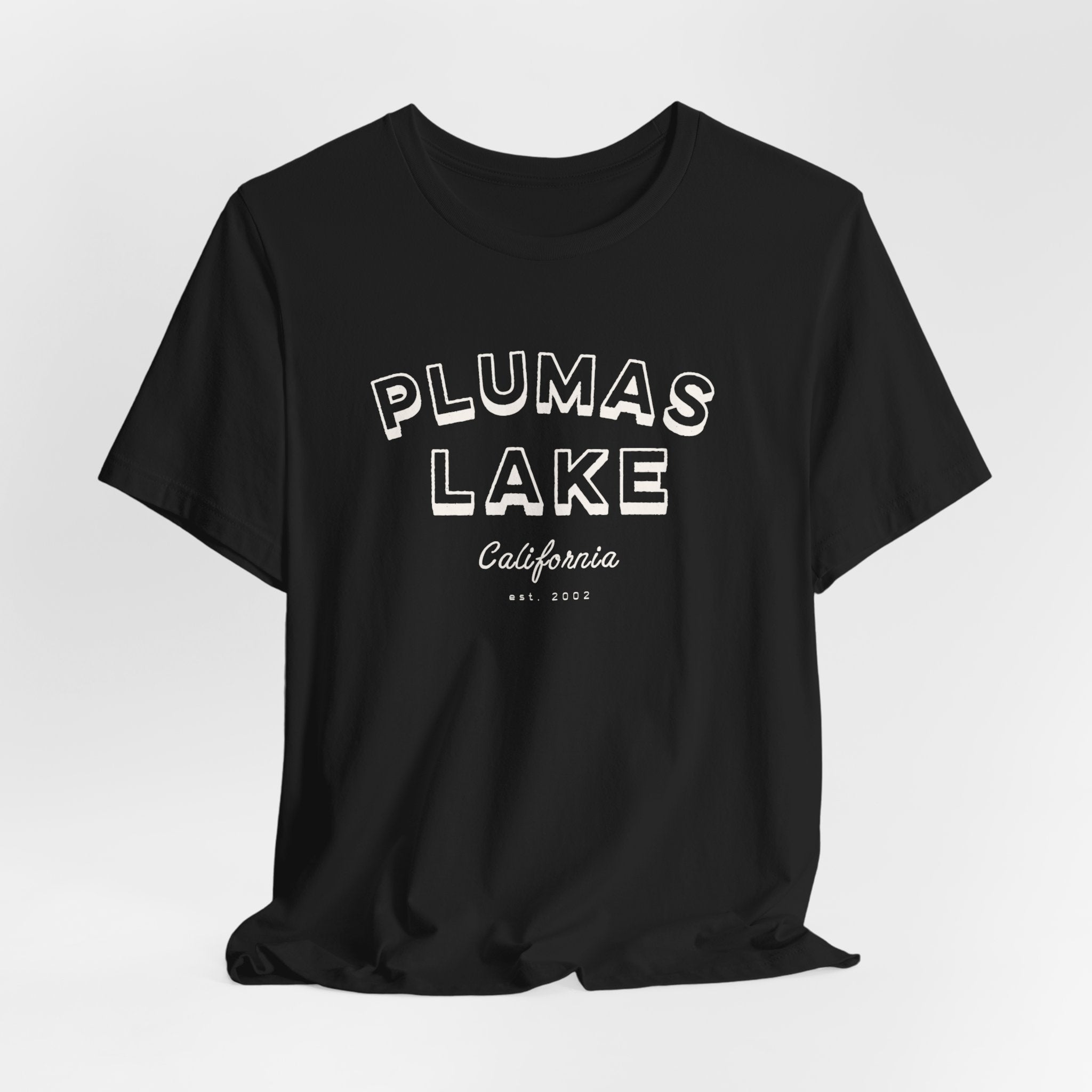 Plumas Lake Block Letters T‑Shirt